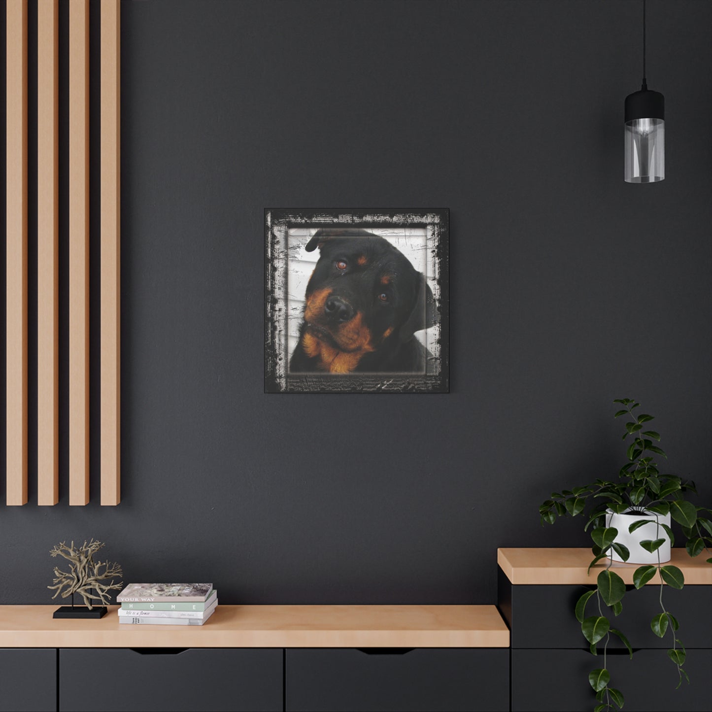Rotweiller Matte Canvas, Stretched, 1.25"
