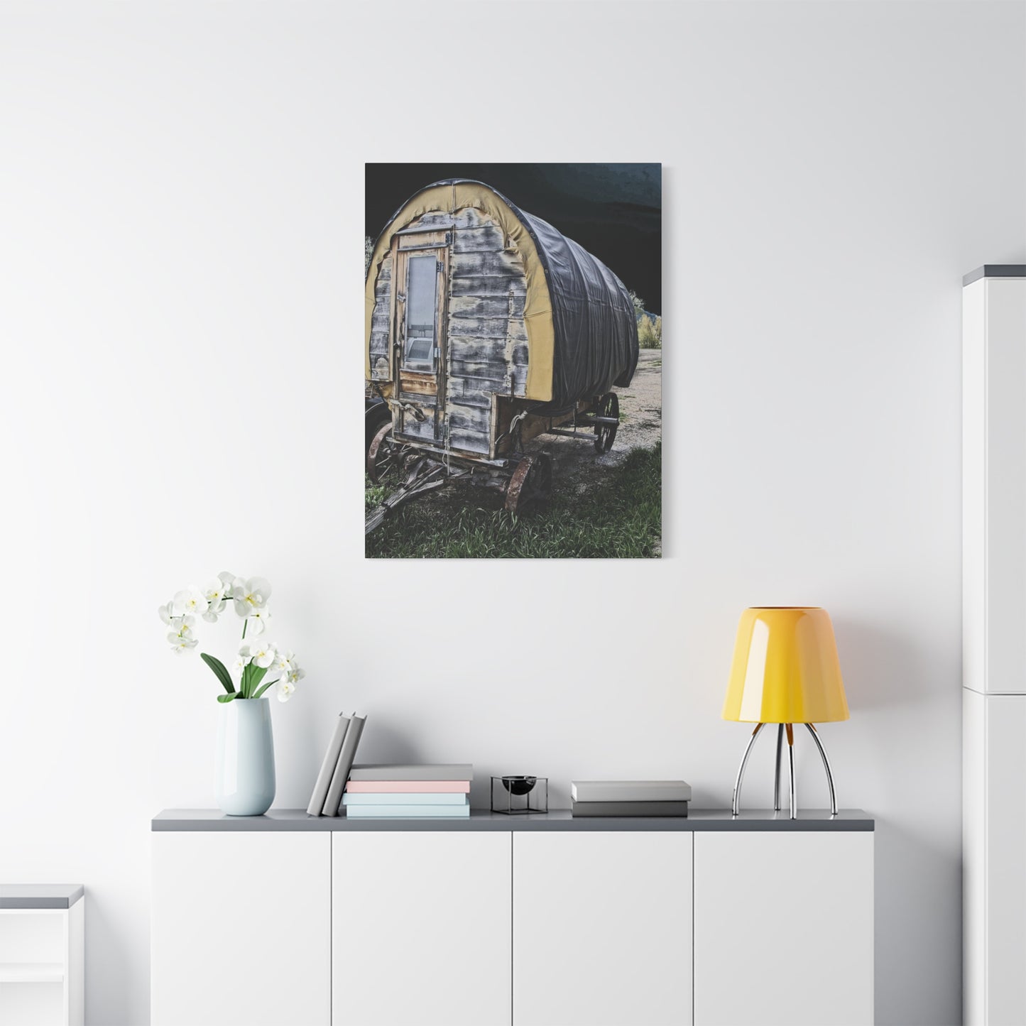 Chuck Wagon Matte Canvas, Stretched, 1.25"