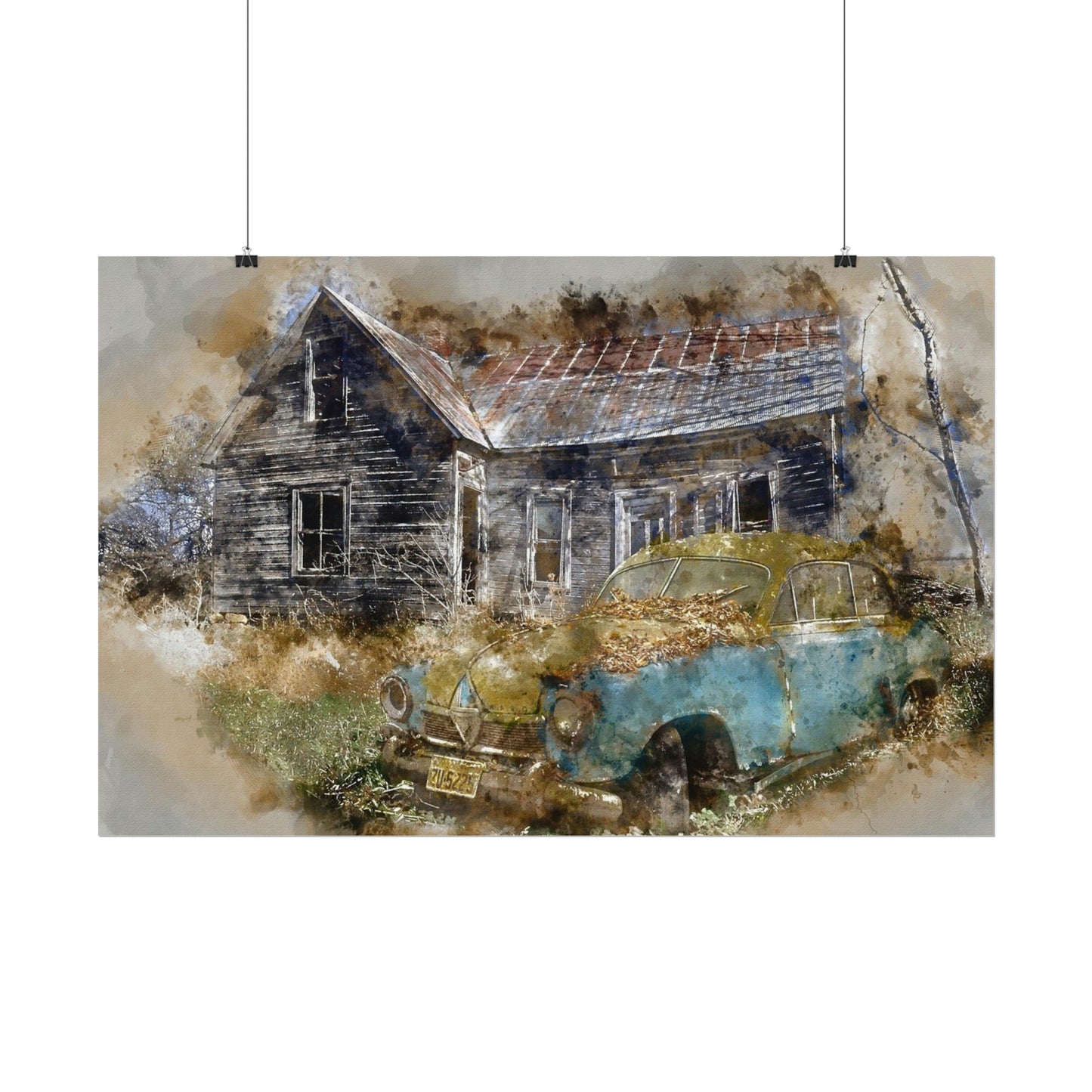 Old Barn Rolled Posters
