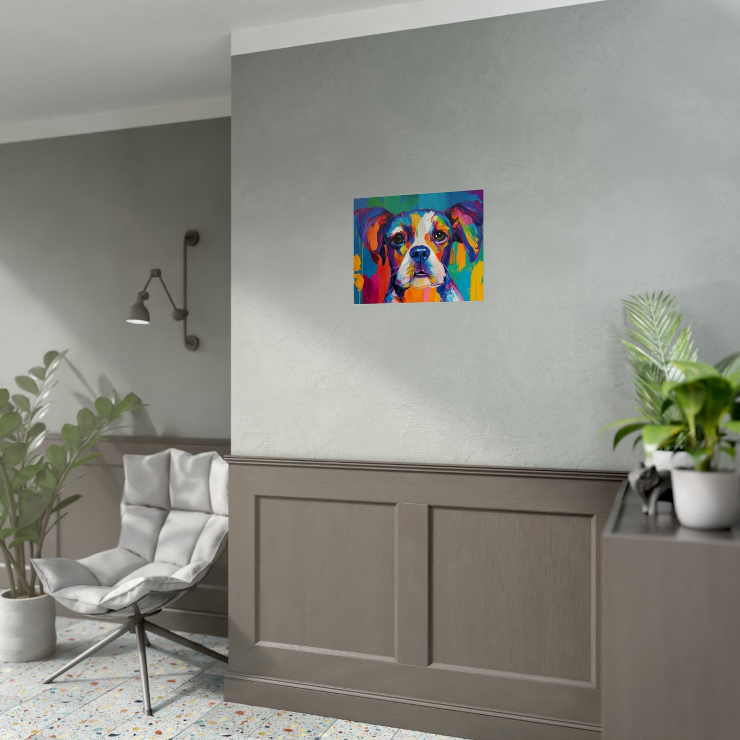 Dog AI Gen Rolled Posters