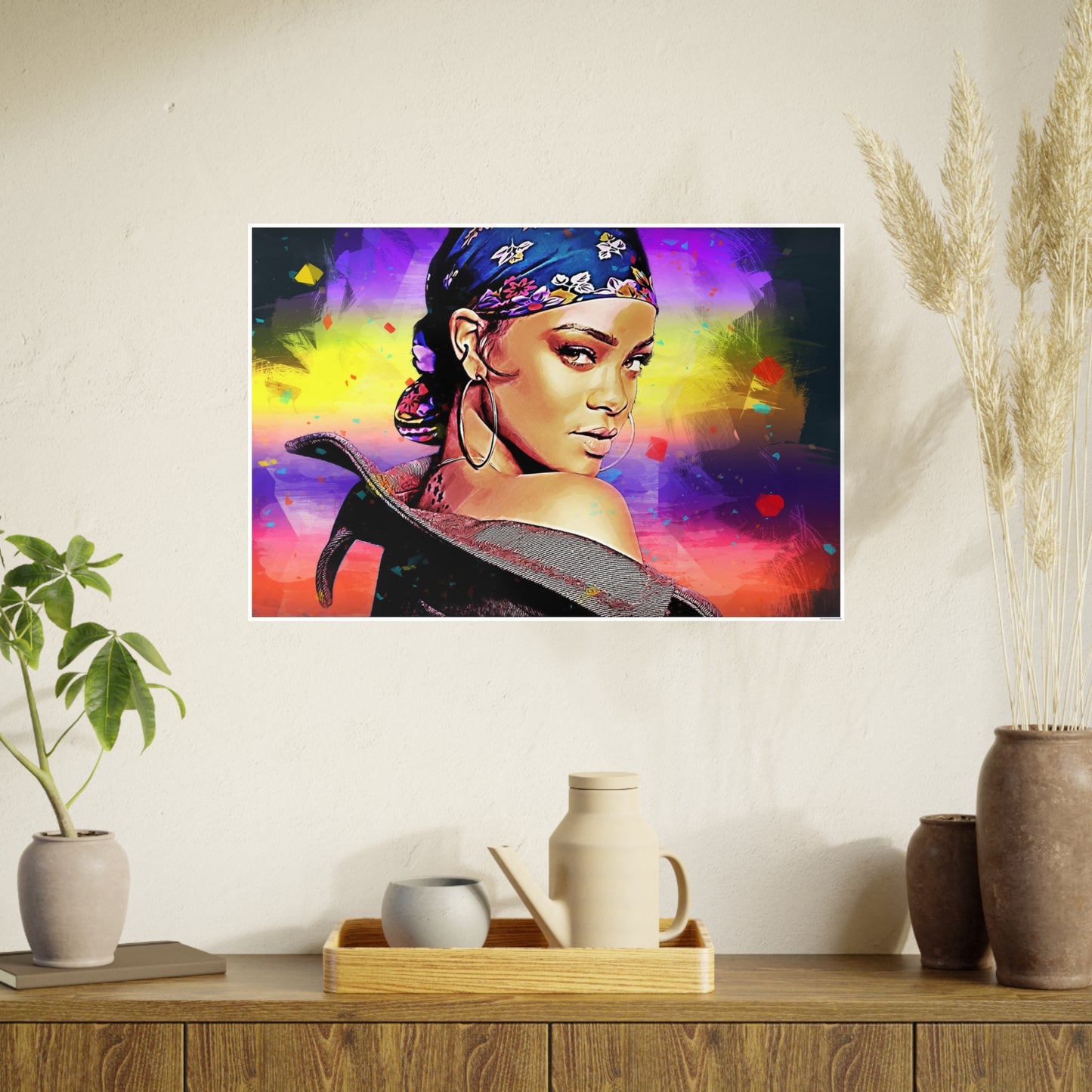 Woman Photo Art Paper Posters