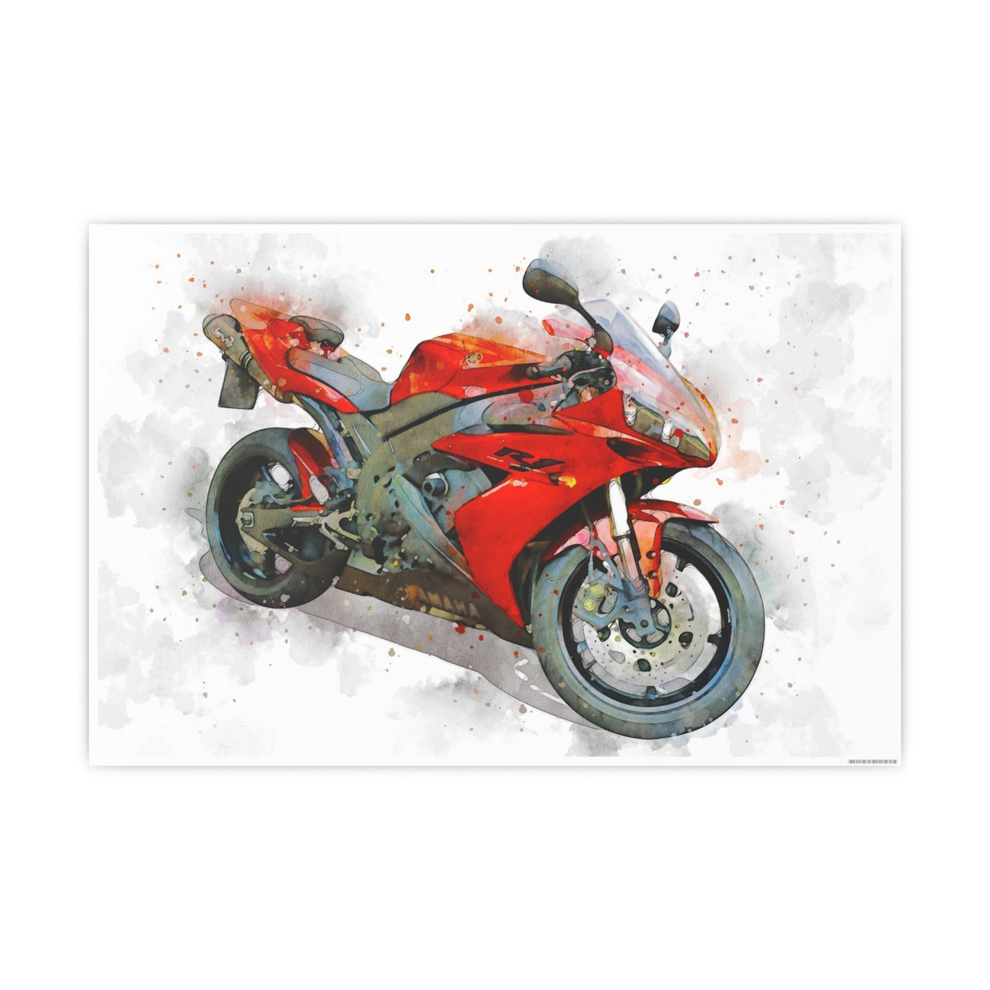 Yamaha R1 Photo Art Paper Posters