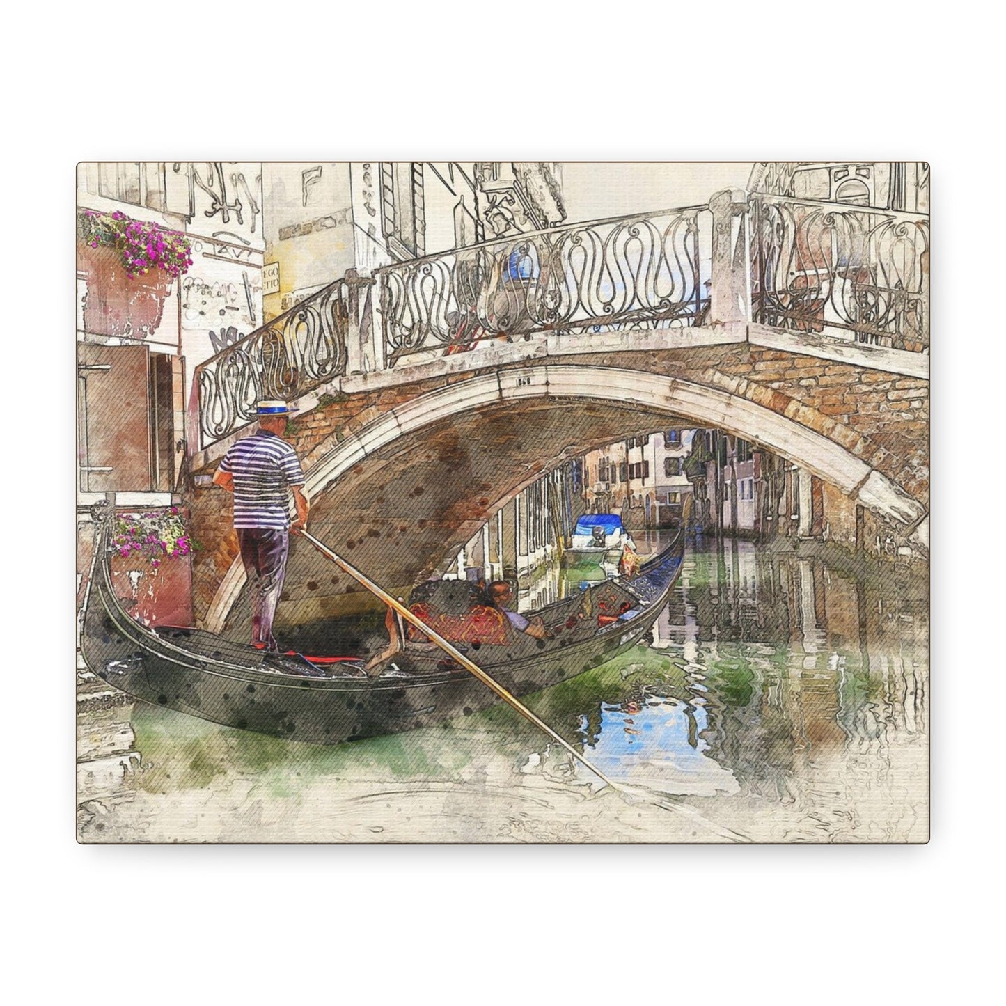 Gondola Matte Canvas, Stretched, 1.25"