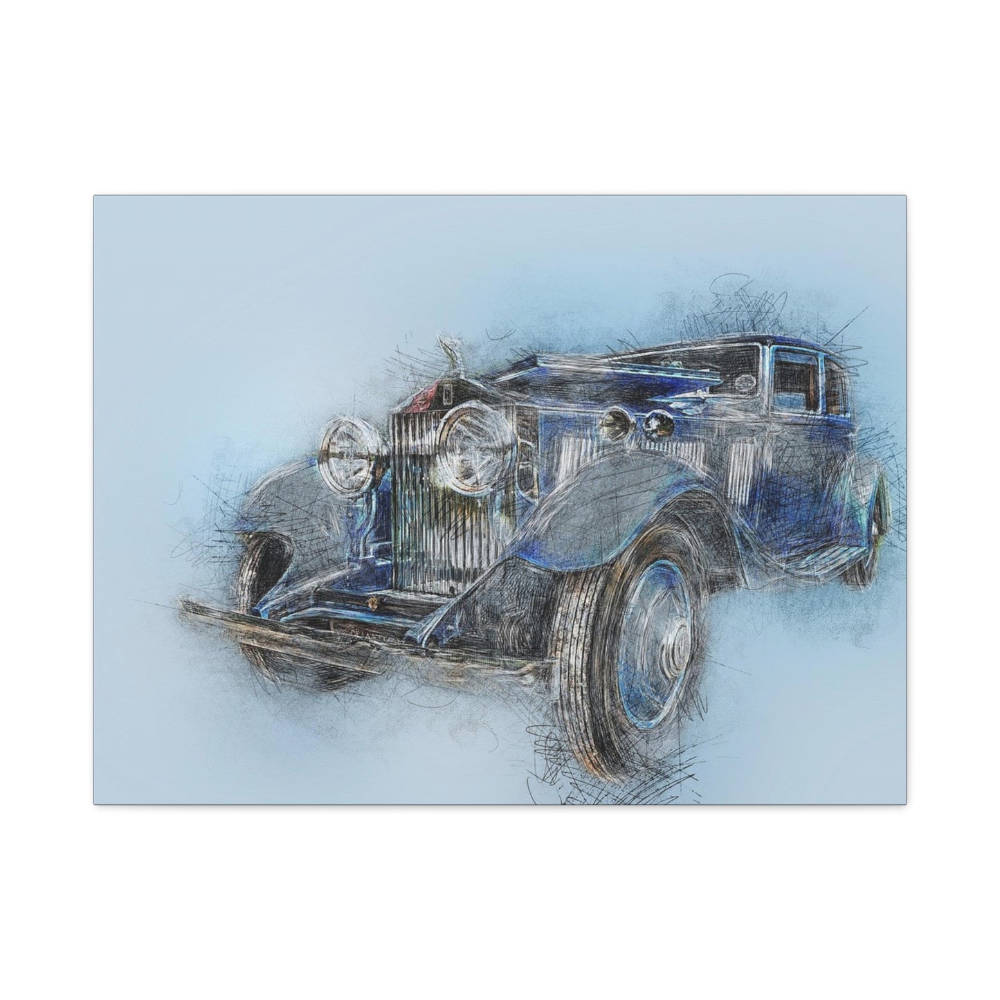 Old Car Matte Canvas, Stretched, 1.25"