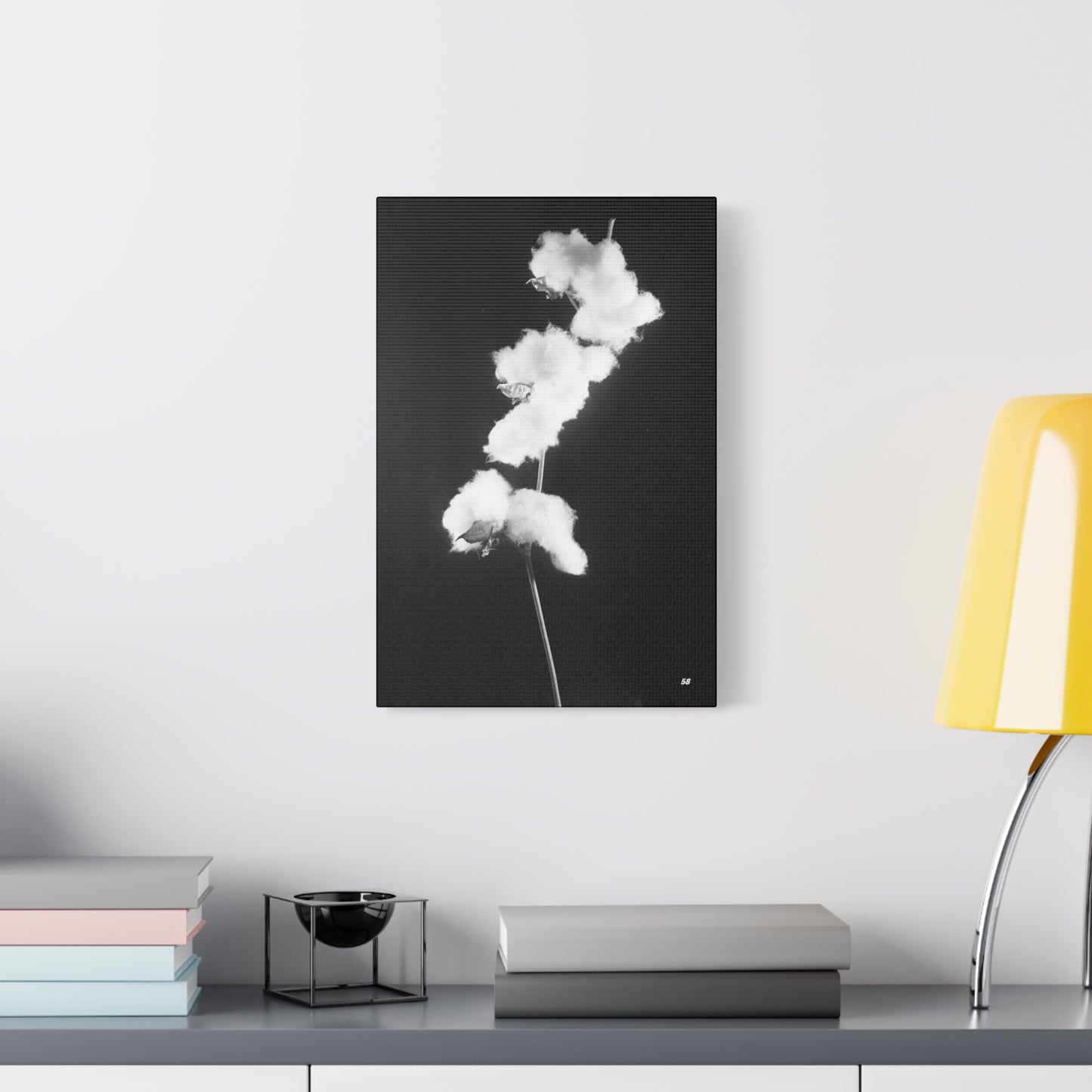 Cotton Matte Canvas, Stretched, 1.25"