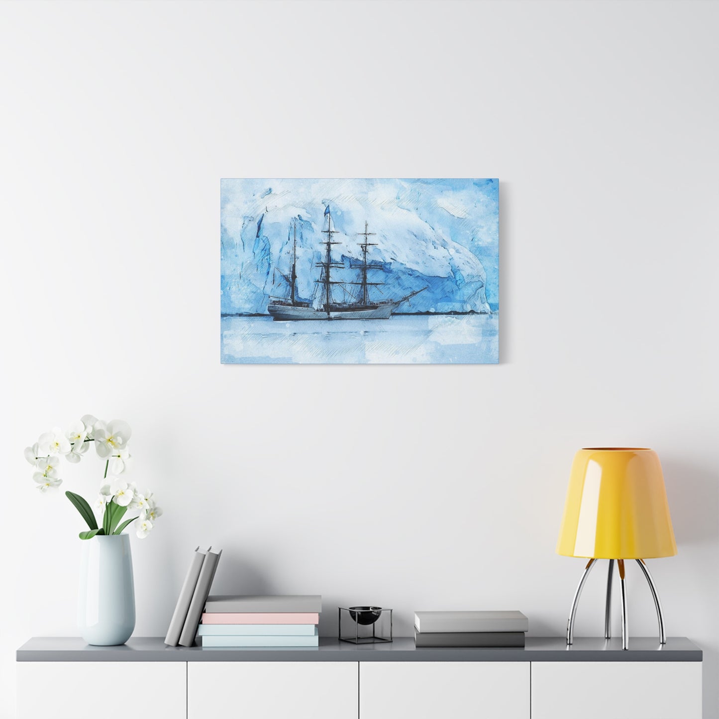 Ship Matte Canvas, Stretched, 1.25"
