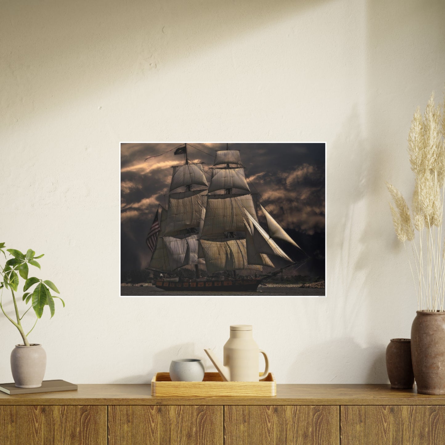 Sailing Ship Photo Art Paper Posters