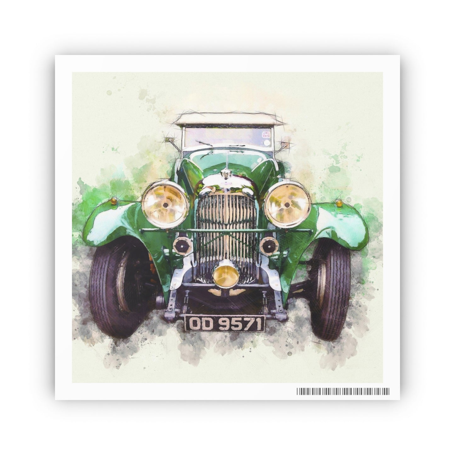 Car Photo Art Paper Posters