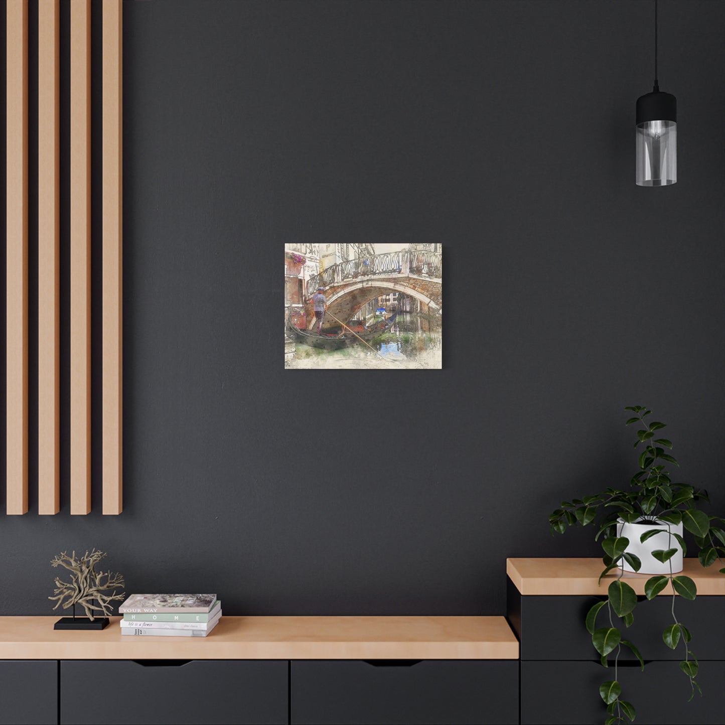 Gondola Matte Canvas, Stretched, 1.25"