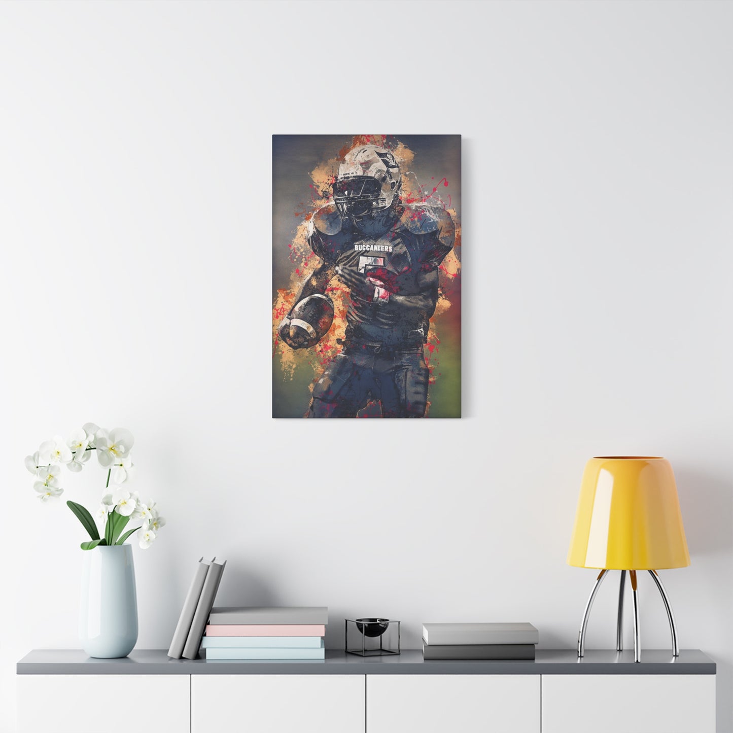 Football Matte Canvas, Stretched, 1.25"
