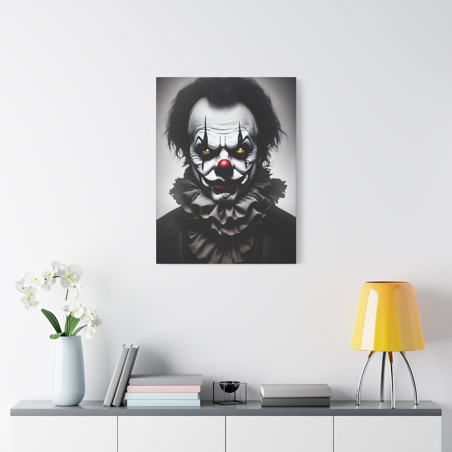 Clown AI Gen Matte Canvas, Stretched, 1.25"