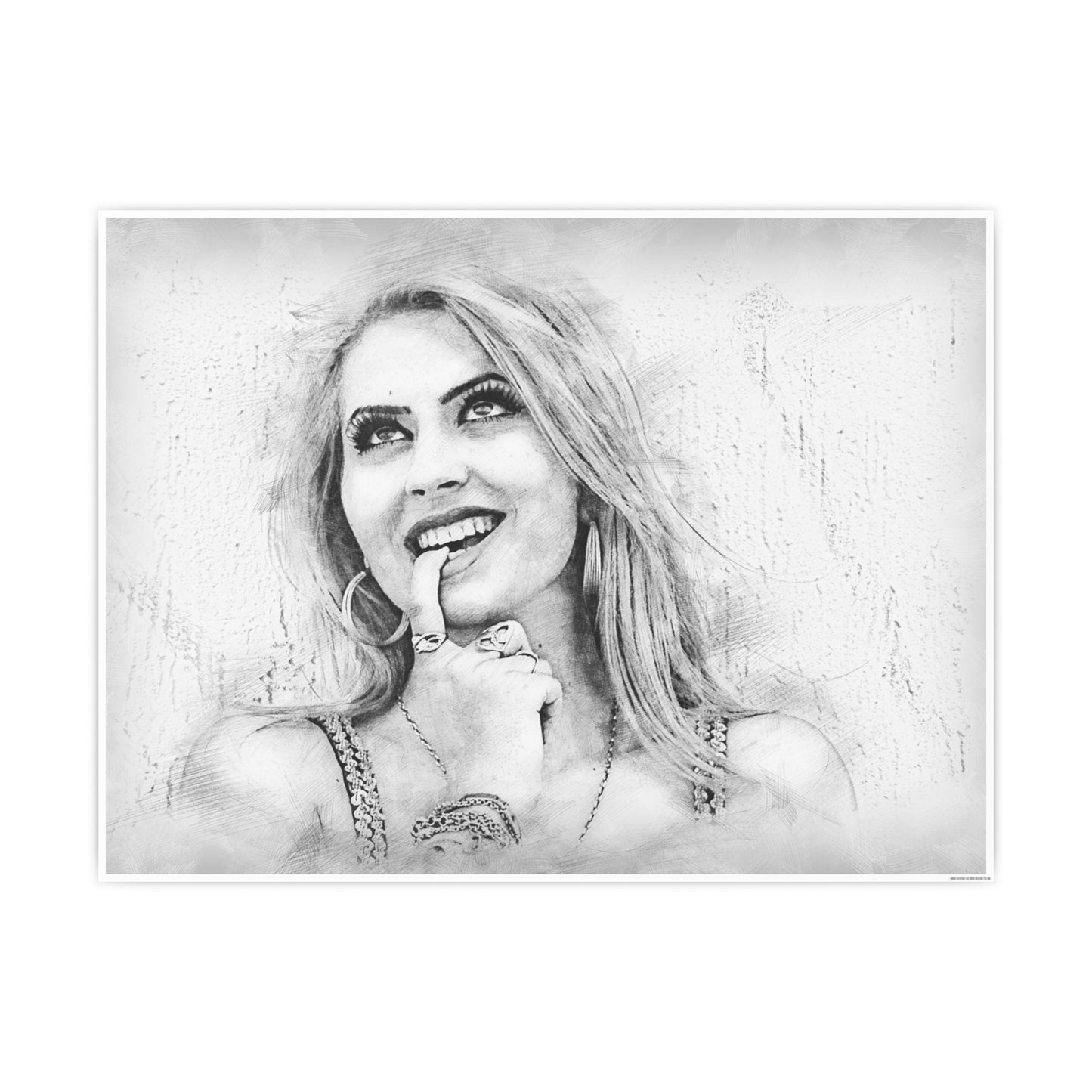 Woman Photo Art Paper Posters