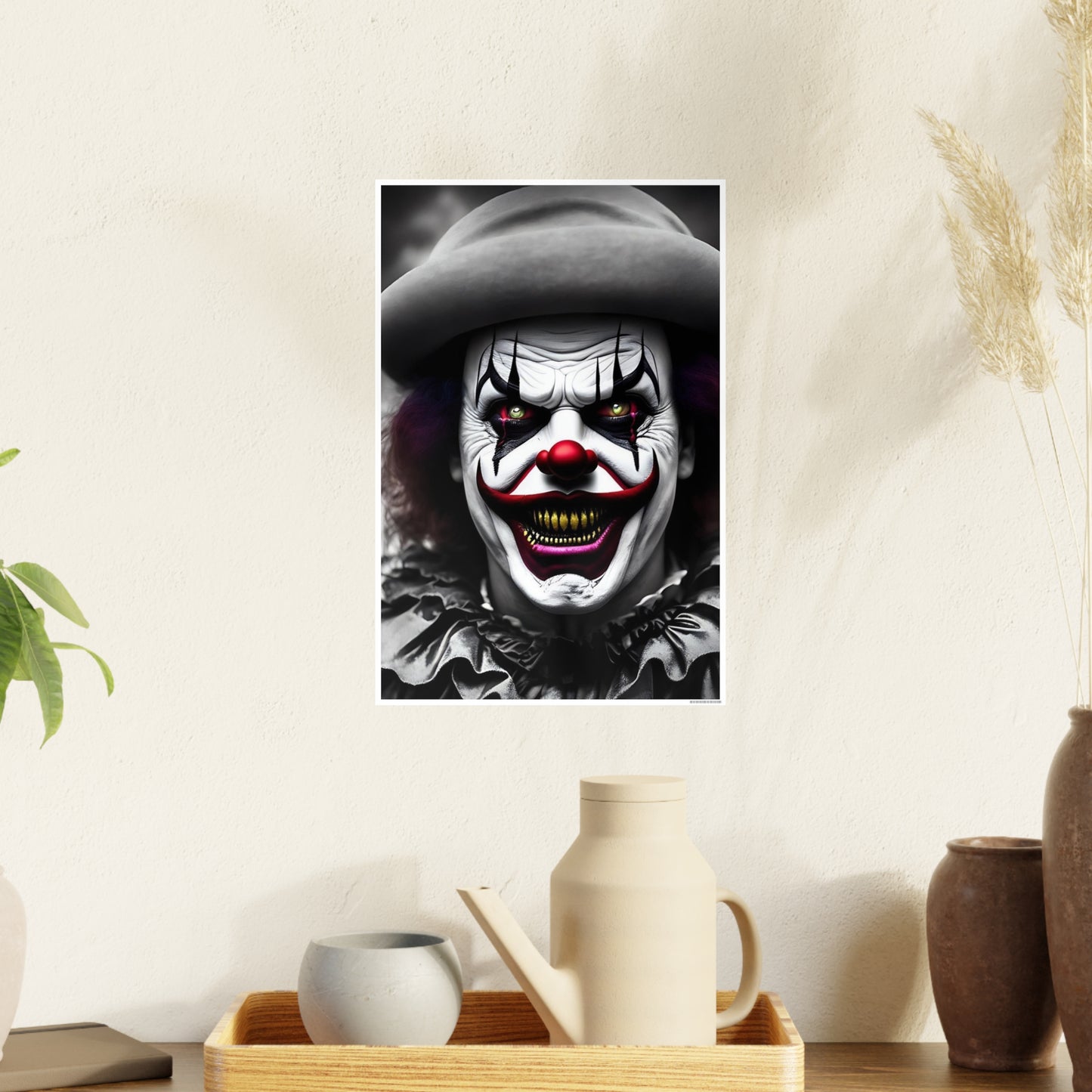 Clown AI Gen Photo Art Paper Posters