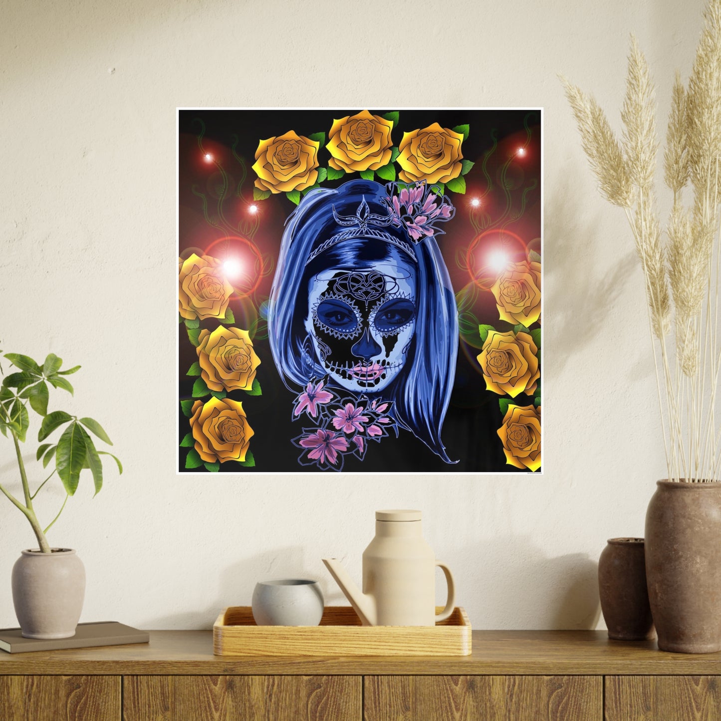 Day of the Dead Photo Art Paper Posters