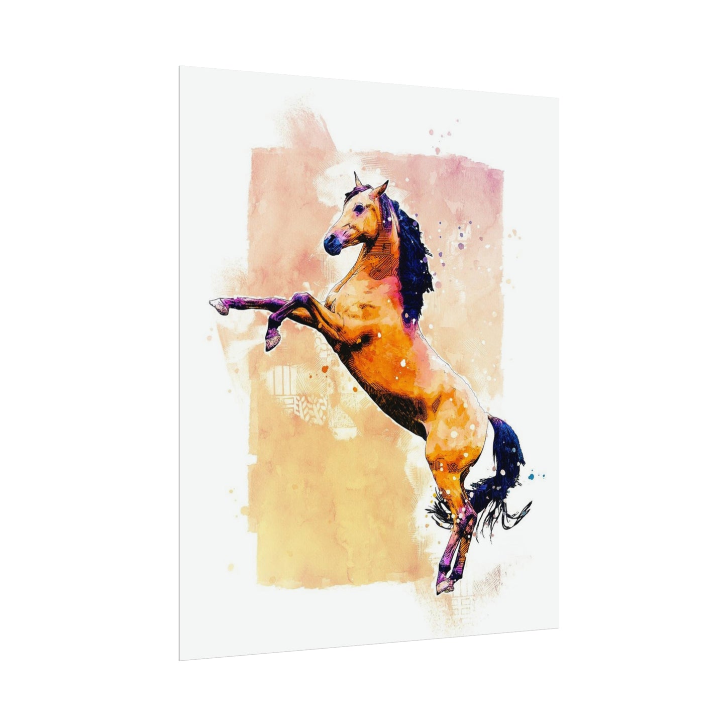 Horse Rolled Posters