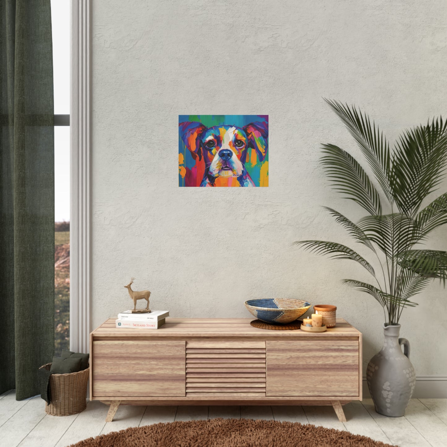 Dog AI Gen Rolled Posters