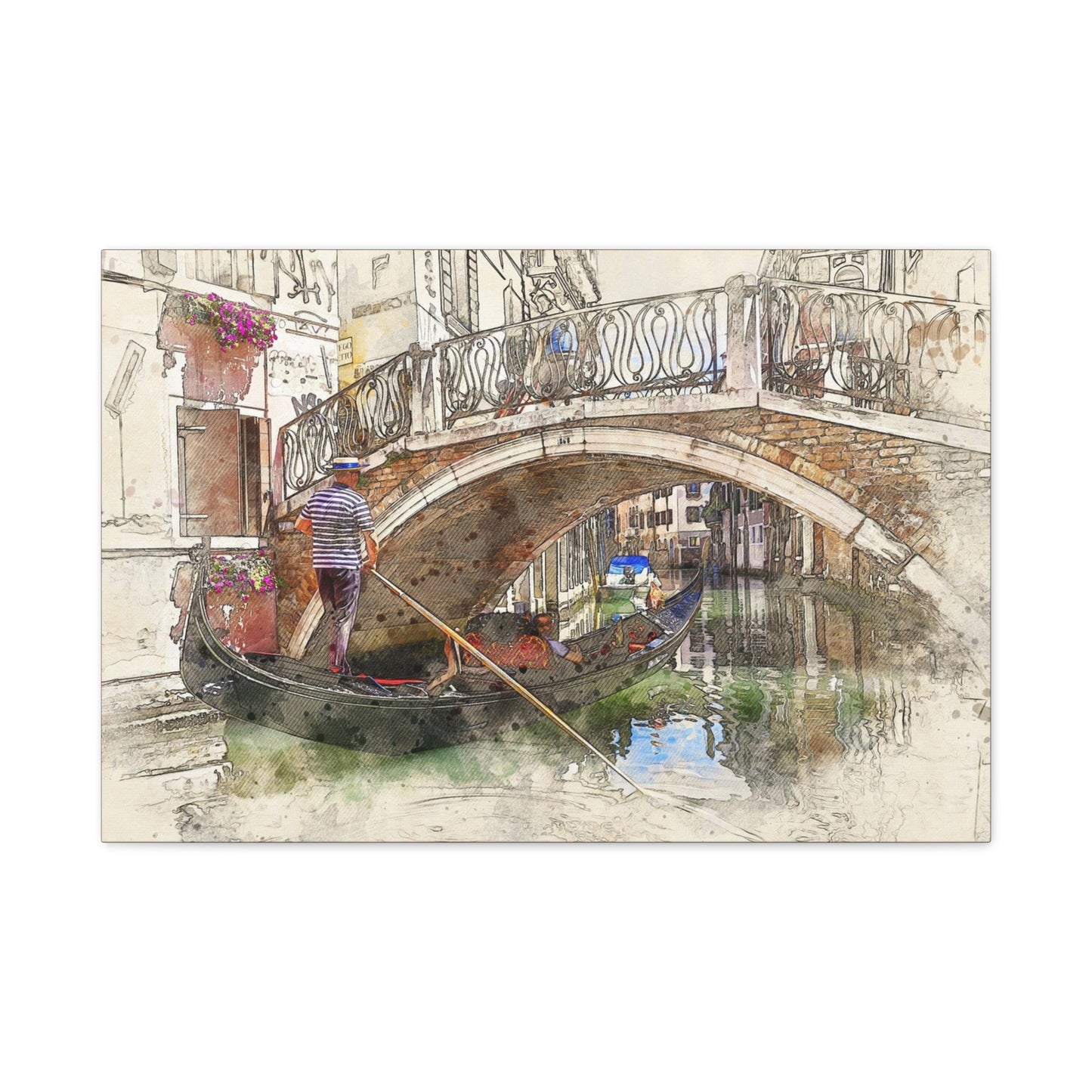 Gondola Matte Canvas, Stretched, 1.25"