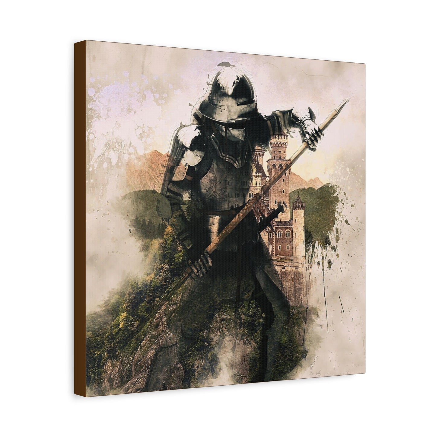 Medieval Knight Matte Canvas, Stretched, 1.25"