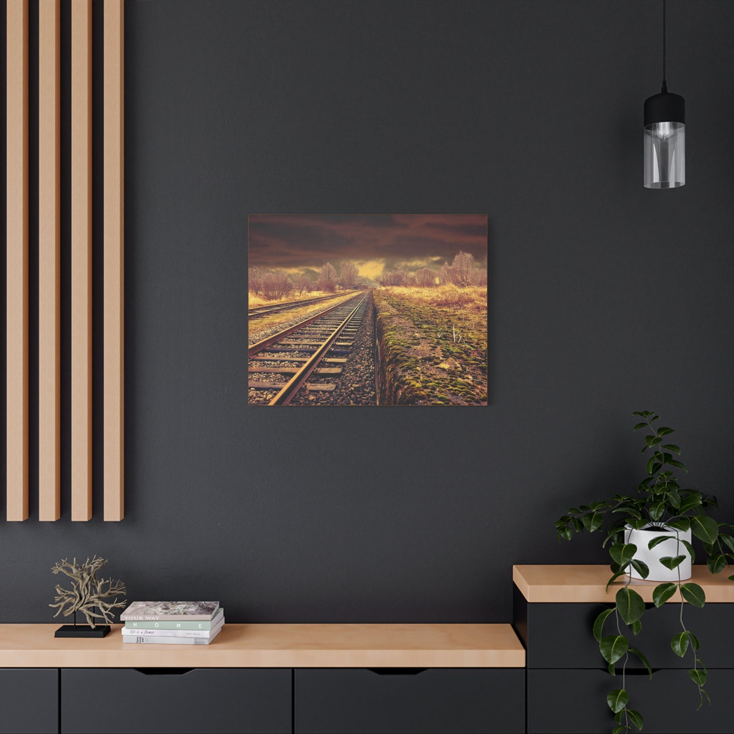 Tracks Matte Canvas, Stretched, 1.25"