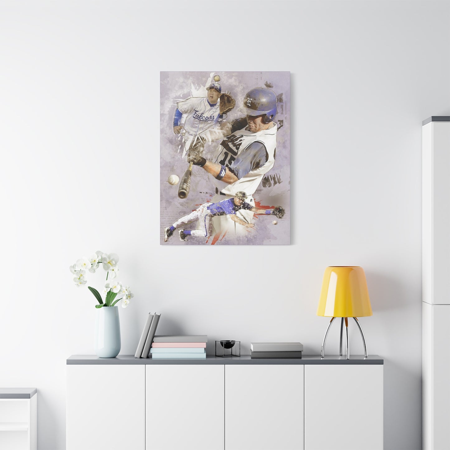 Baseball Matte Canvas, Stretched, 1.25"