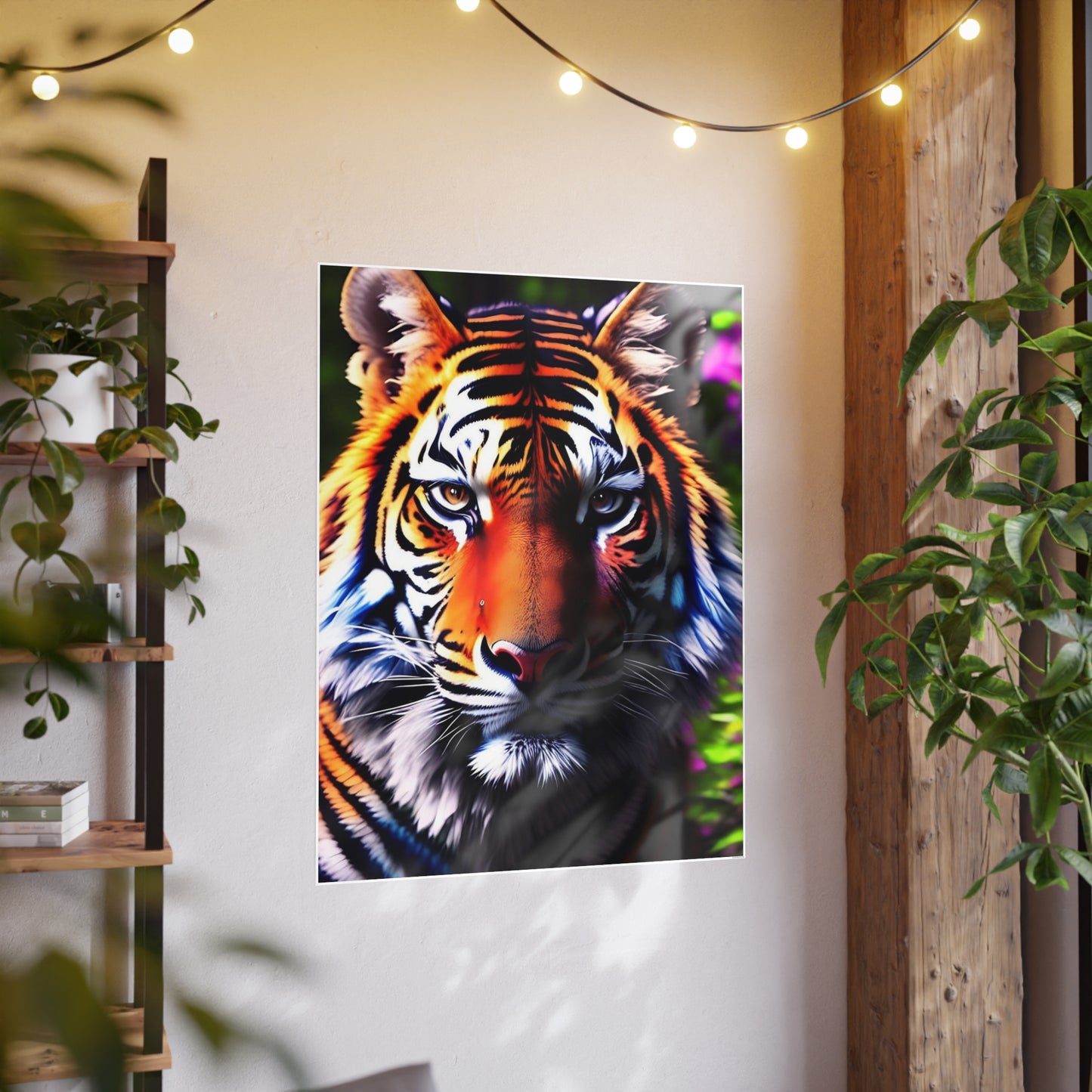 Tiger AI Gen Photo Art Paper Posters