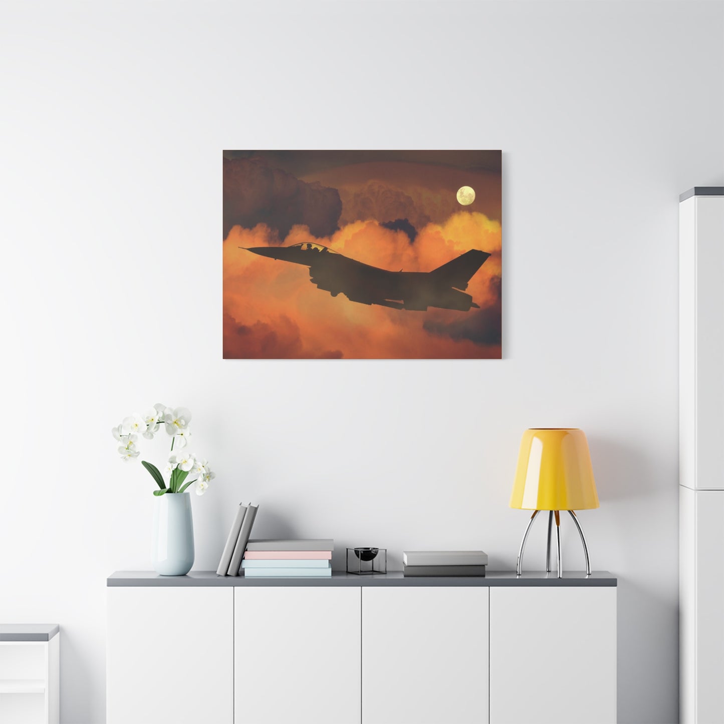 Jet Fighter Matte Canvas, Stretched, 1.25"
