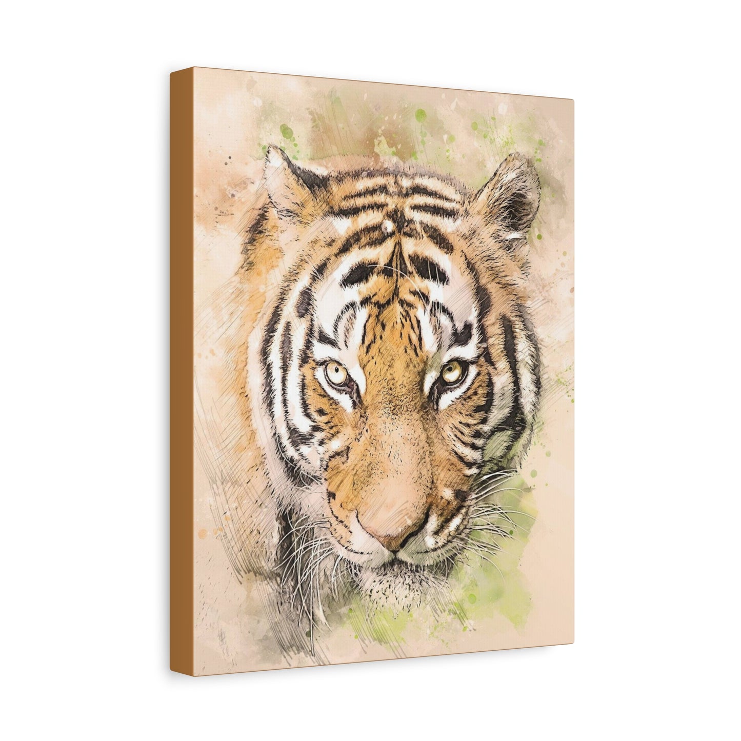 Tiger Matte Canvas, Stretched, 1.25"