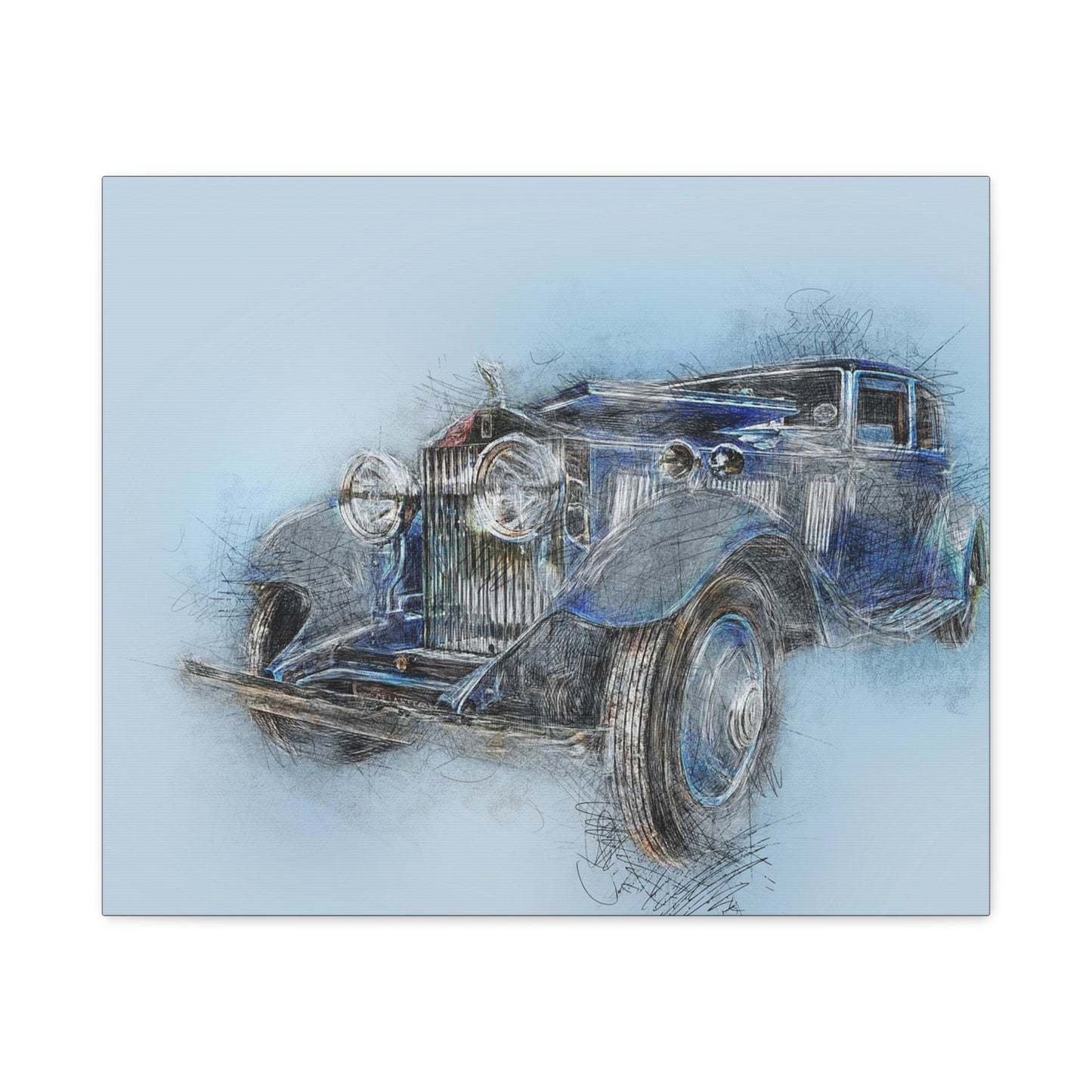 Old Car Matte Canvas, Stretched, 1.25"
