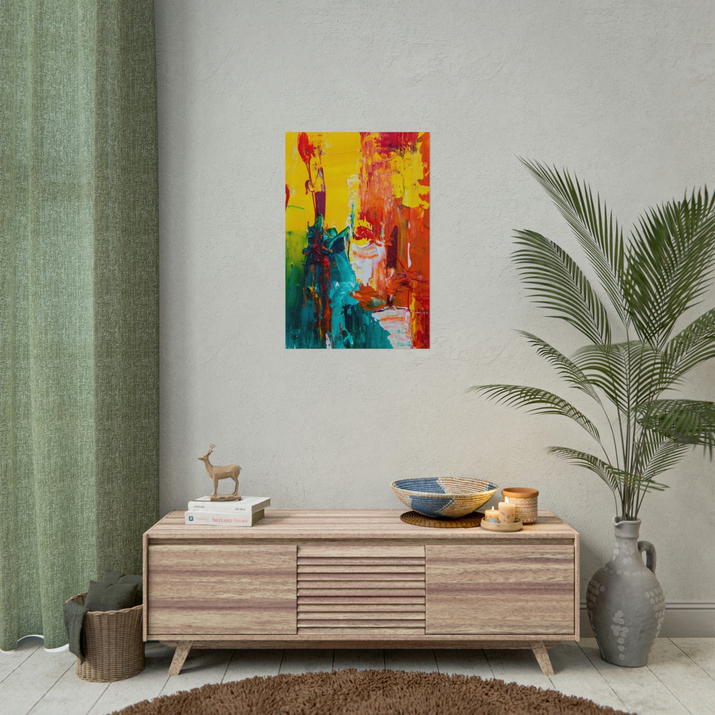 Abstract Rolled Posters