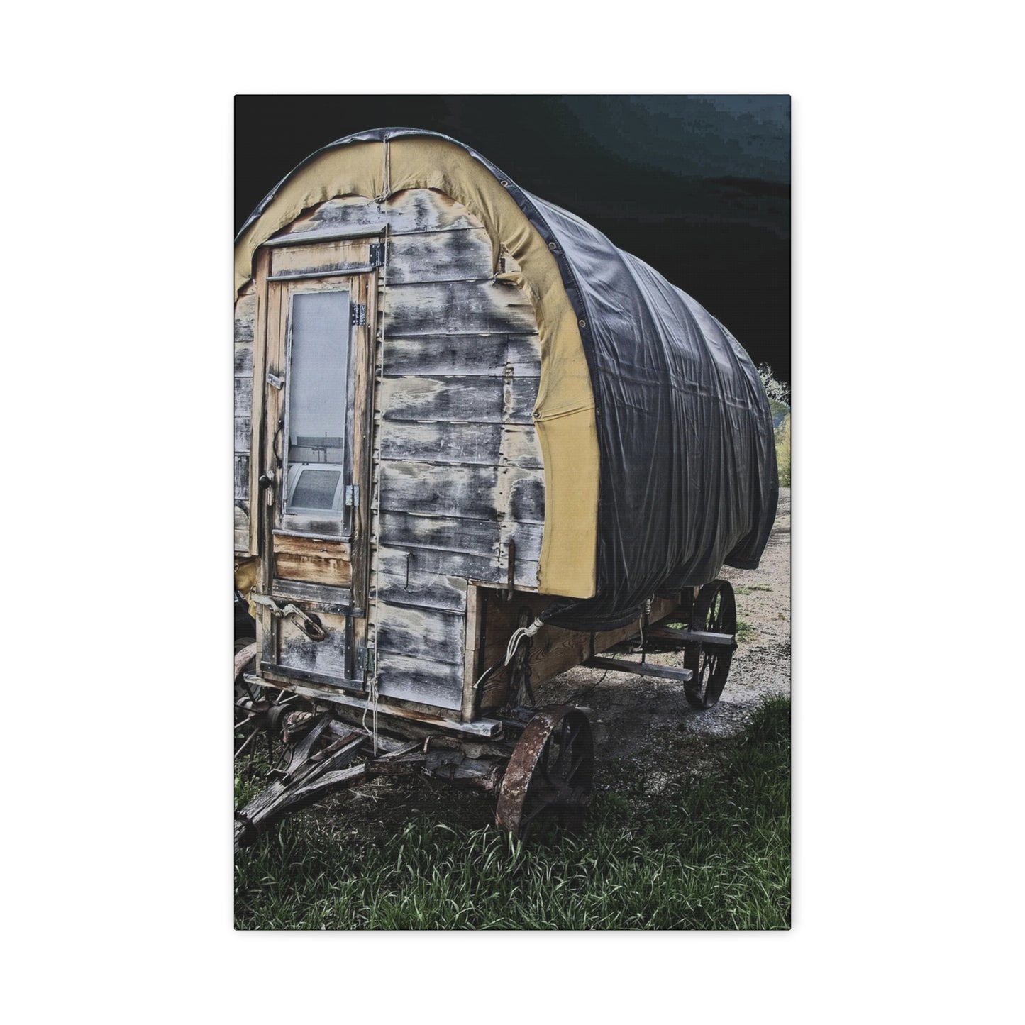 Chuck Wagon Matte Canvas, Stretched, 1.25"