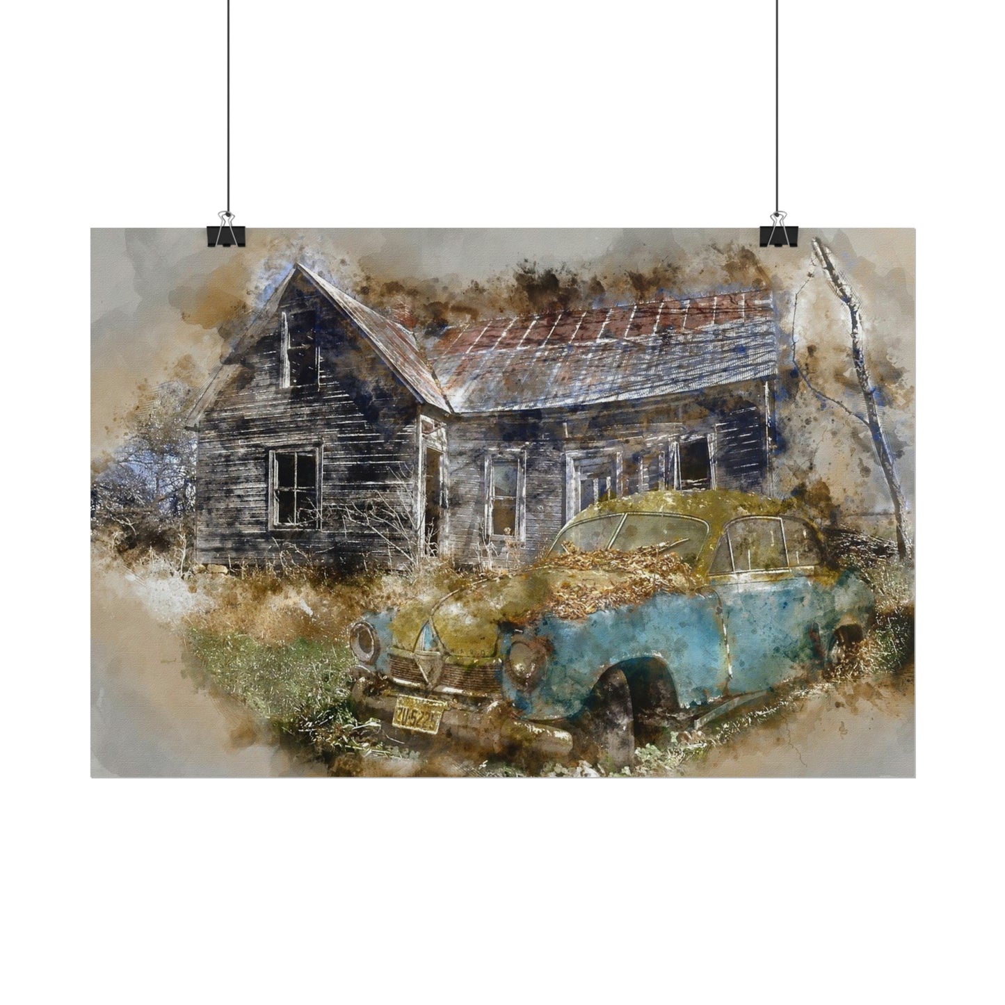 Old Barn Rolled Posters