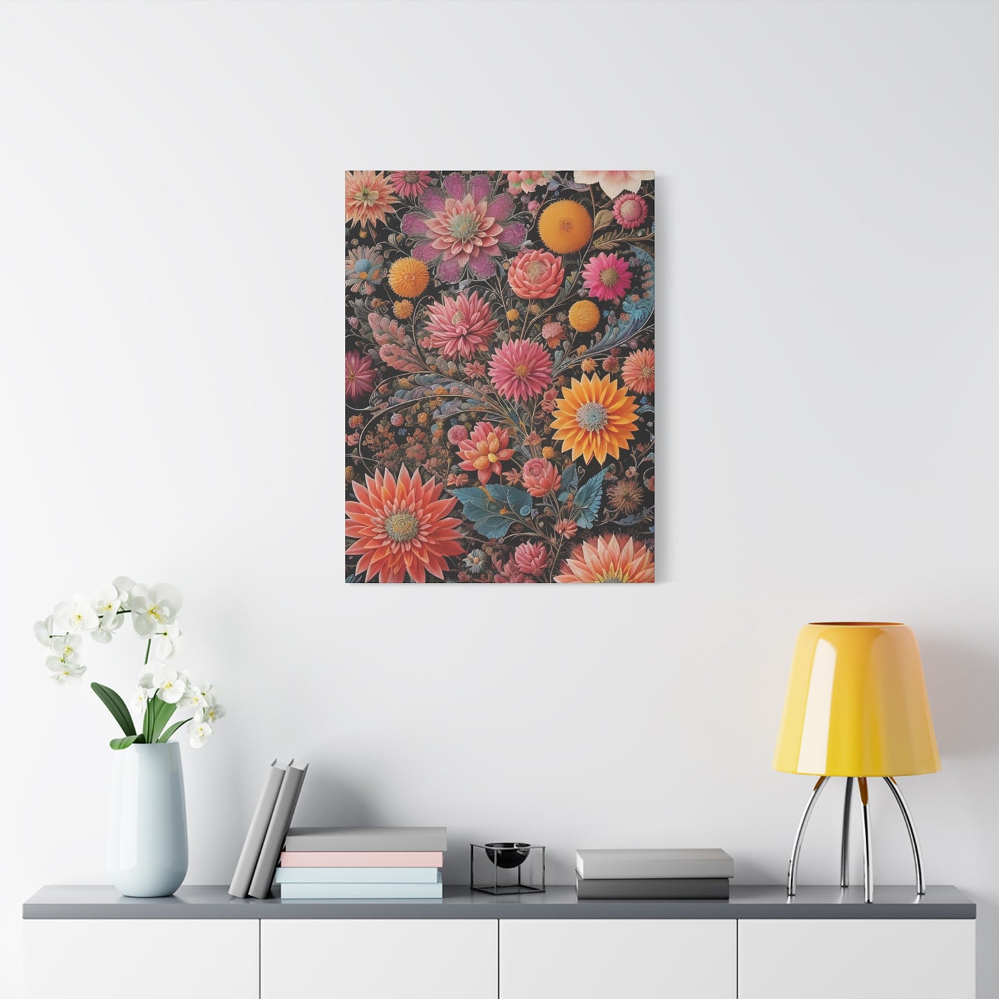 Flowers AI Gen Matte Canvas, Stretched, 1.25"