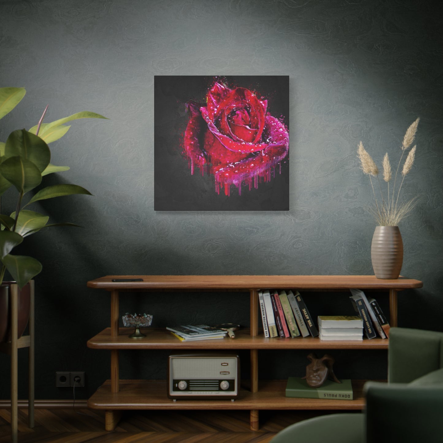 Rose Matte Canvas, Stretched, 1.25"