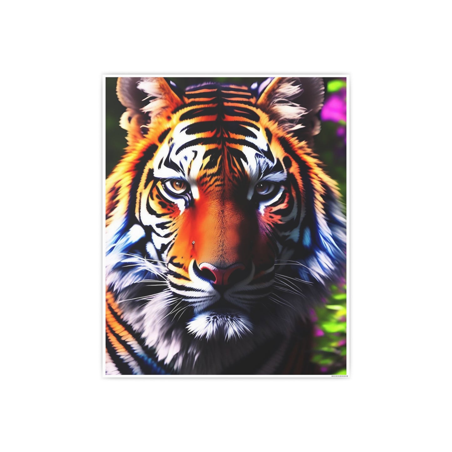 Tiger AI Gen Photo Art Paper Posters