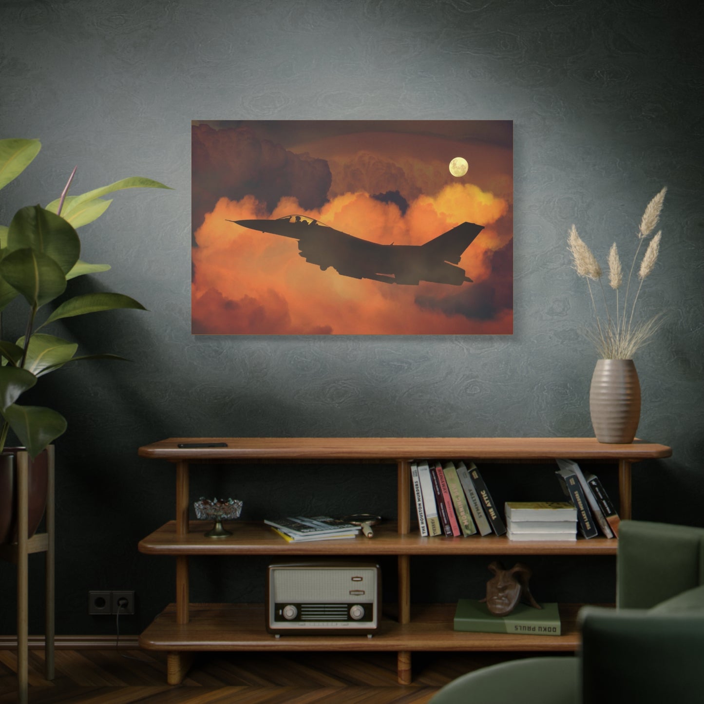 Jet Fighter Matte Canvas, Stretched, 1.25"
