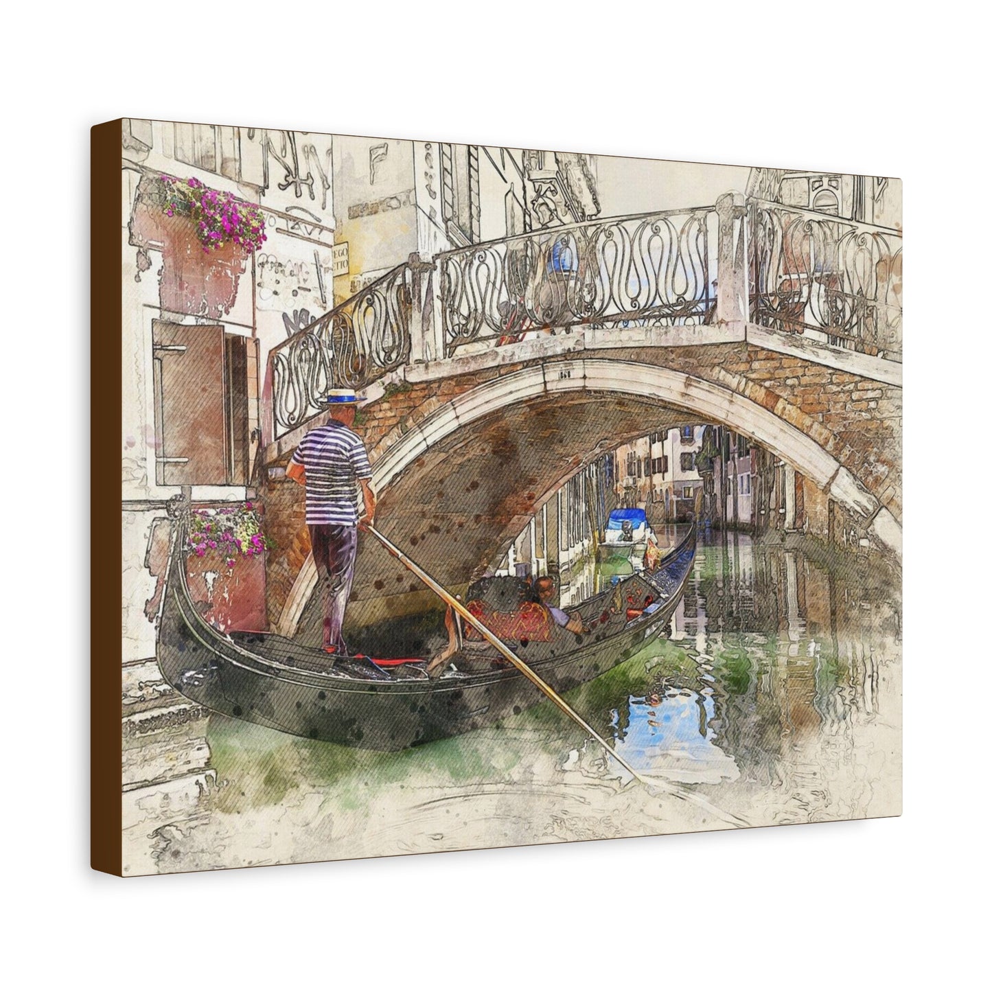 Gondola Matte Canvas, Stretched, 1.25"