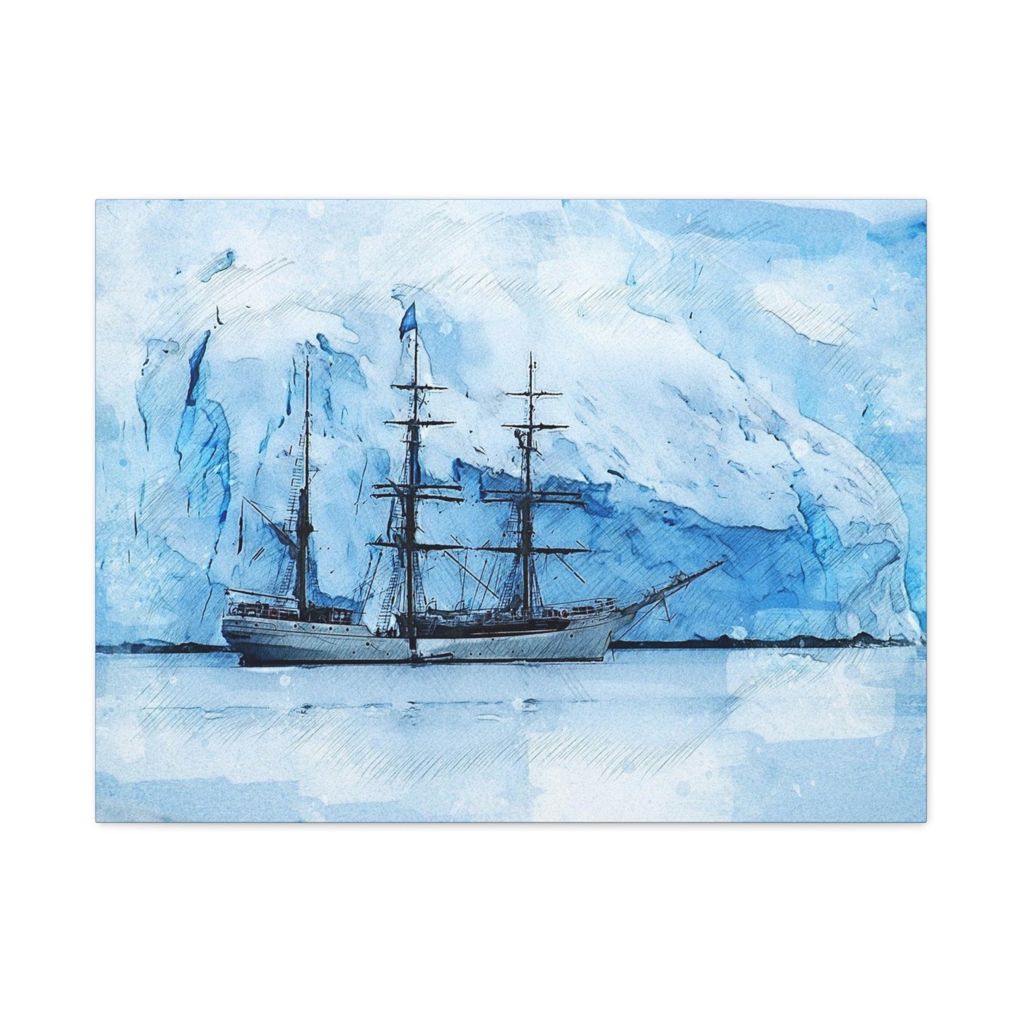 Ship Matte Canvas, Stretched, 1.25"