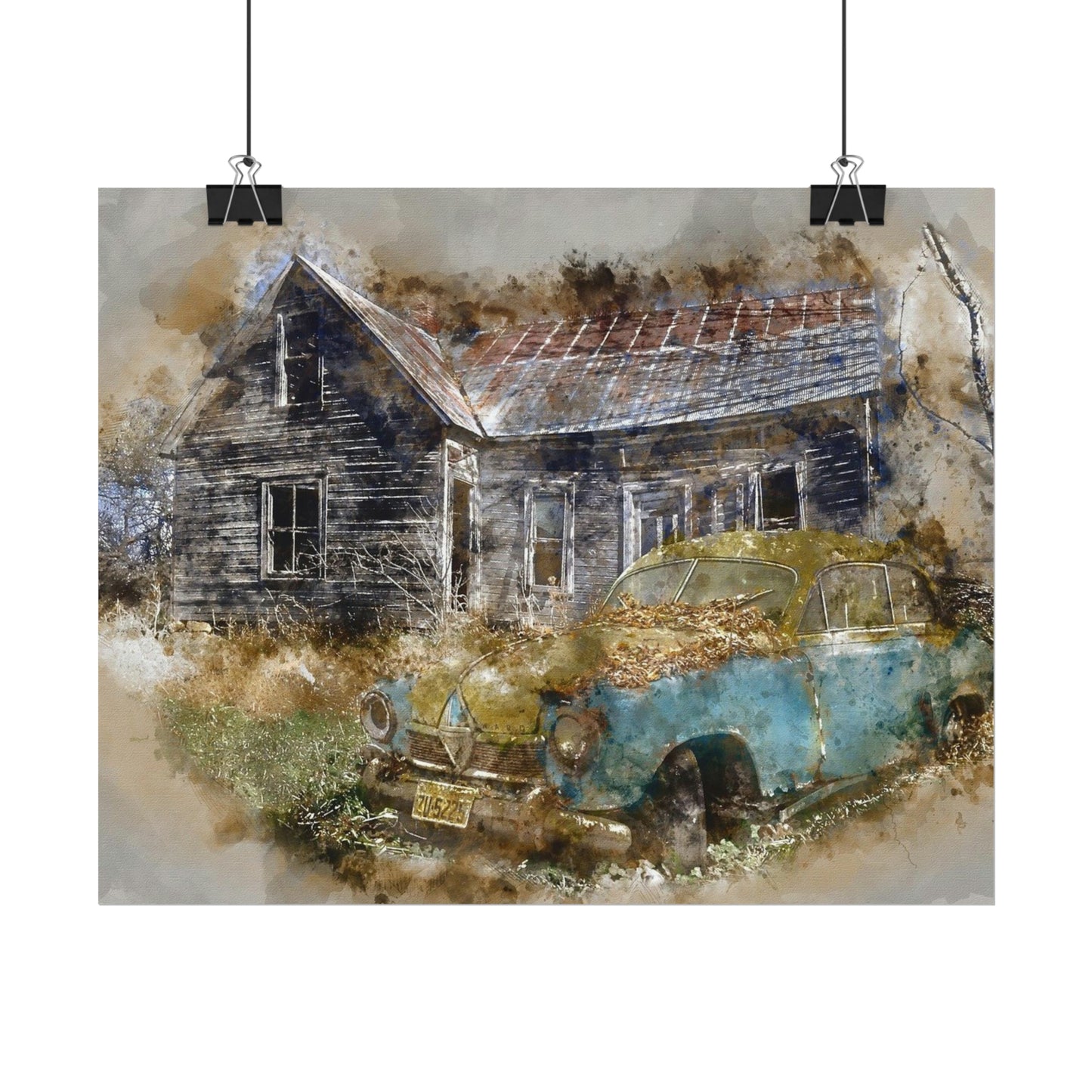 Old Barn Rolled Posters