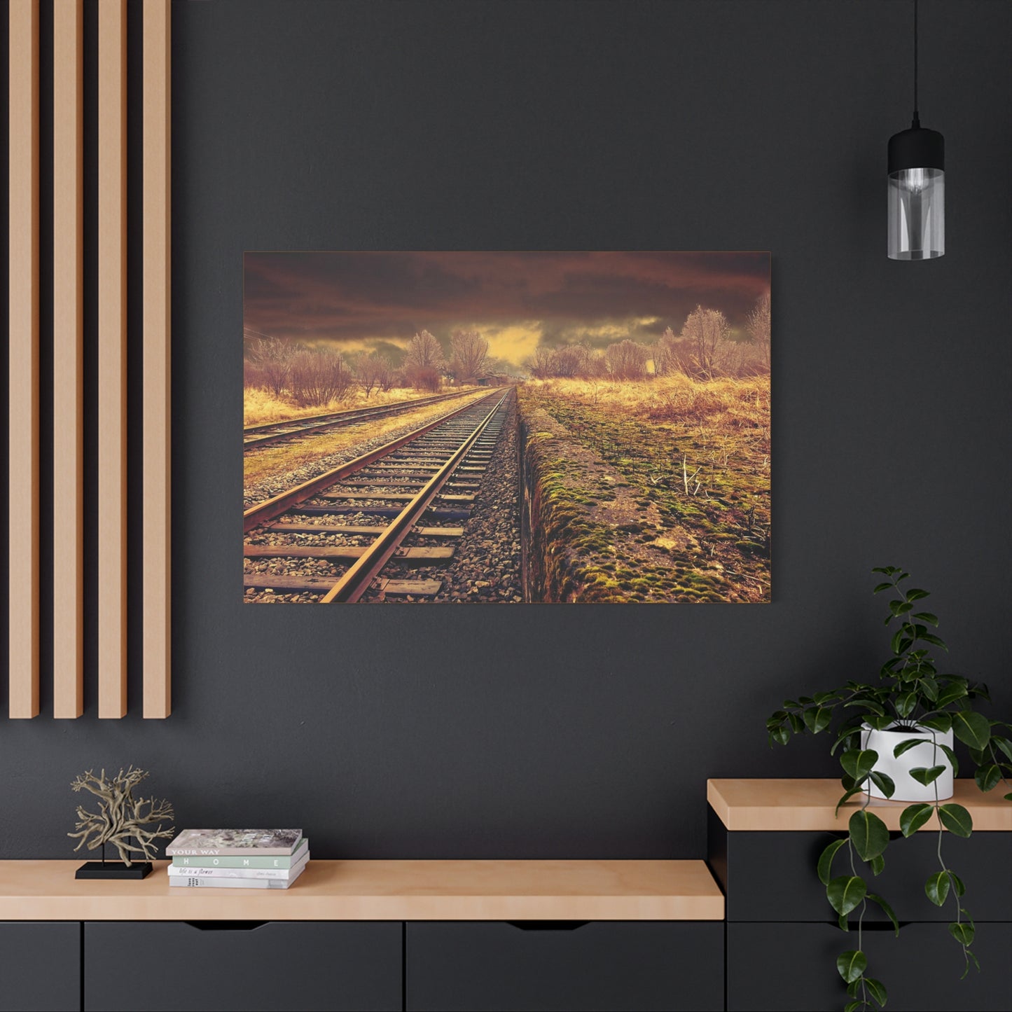 Tracks Matte Canvas, Stretched, 1.25"