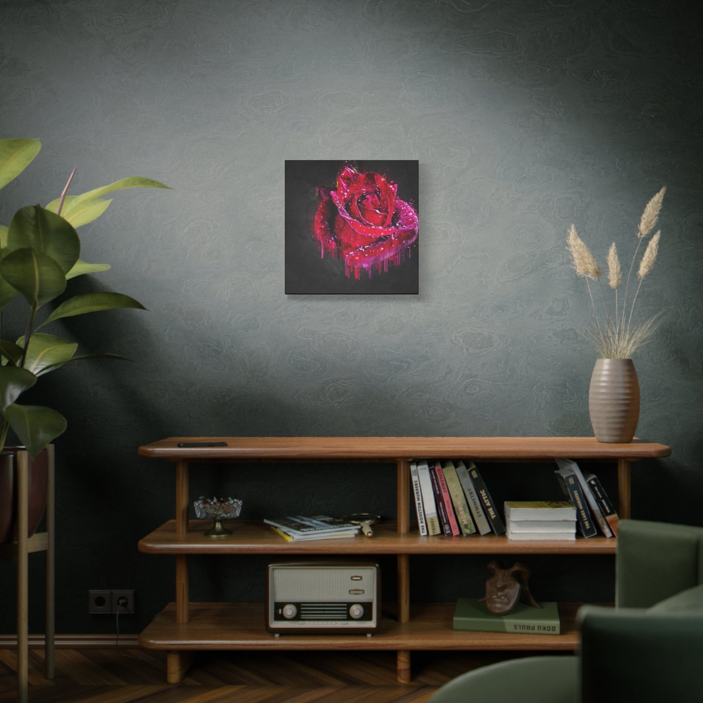 Rose Matte Canvas, Stretched, 1.25"