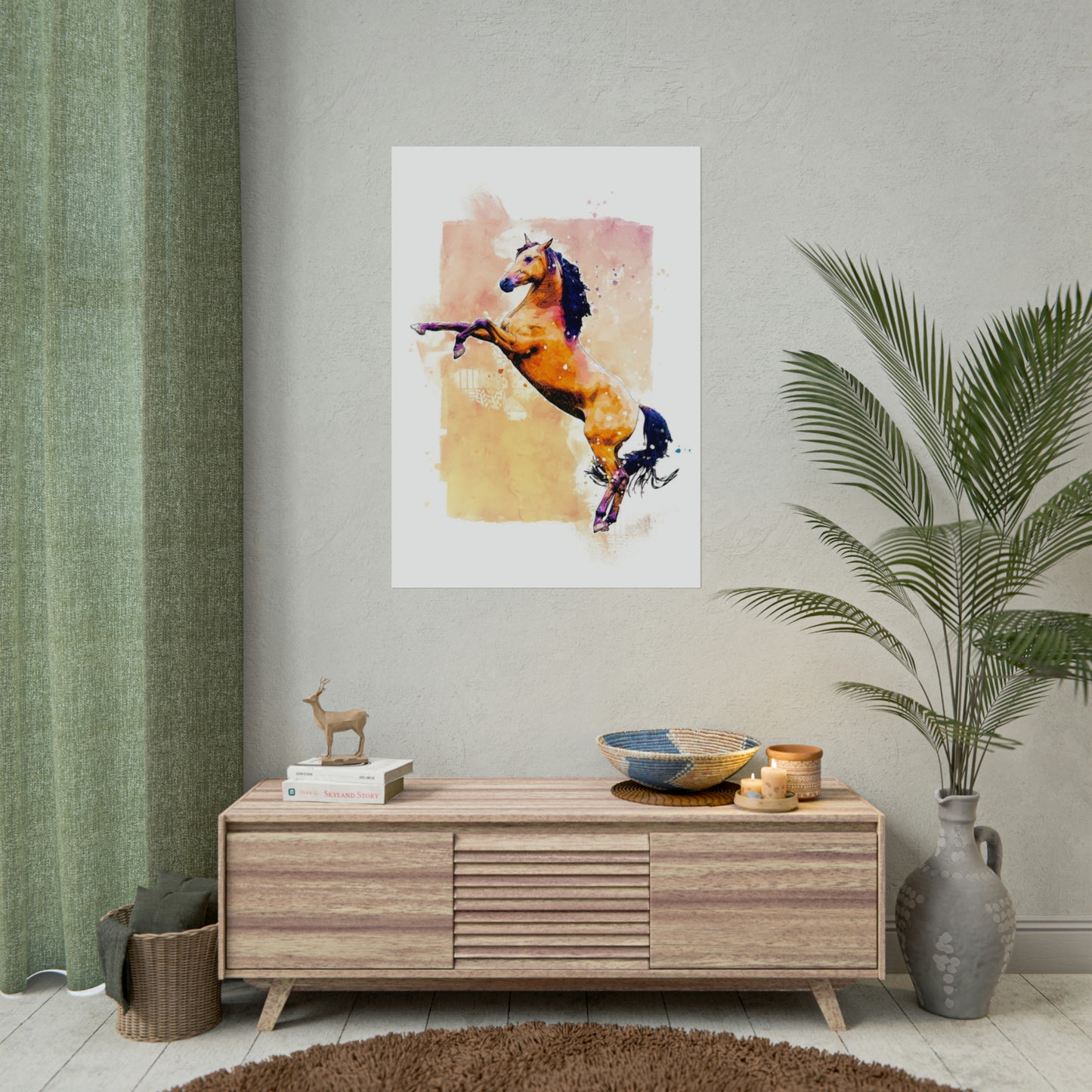 Horse Rolled Posters