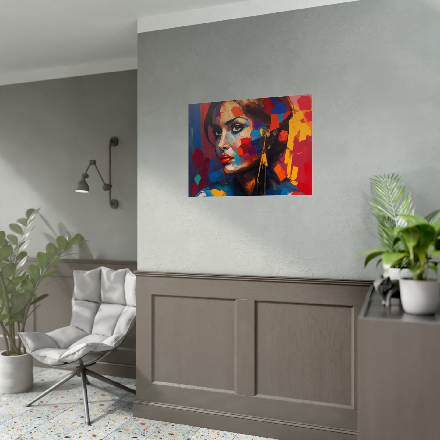 Woman AI Gen Rolled Posters