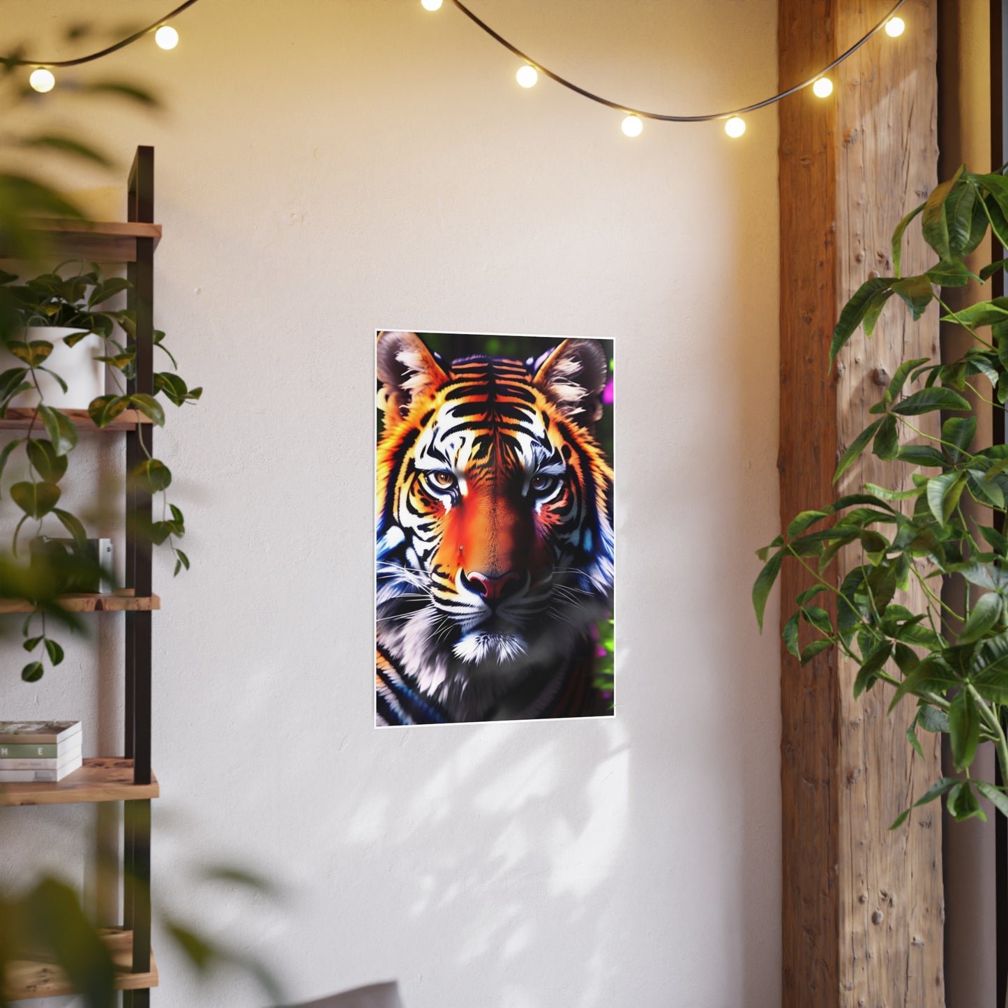 Tiger AI Gen Photo Art Paper Posters