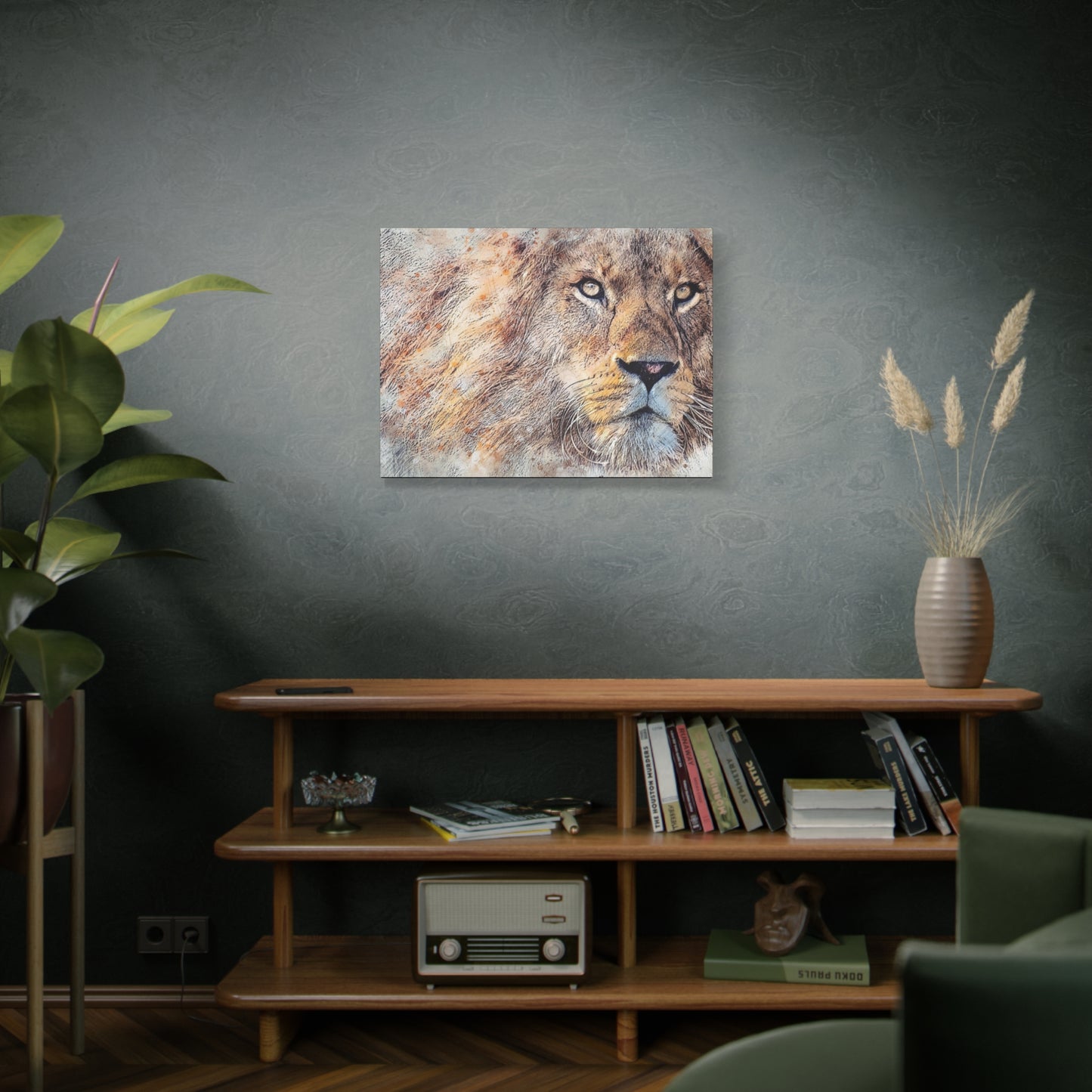 Lion Matte Canvas, Stretched, 1.25"