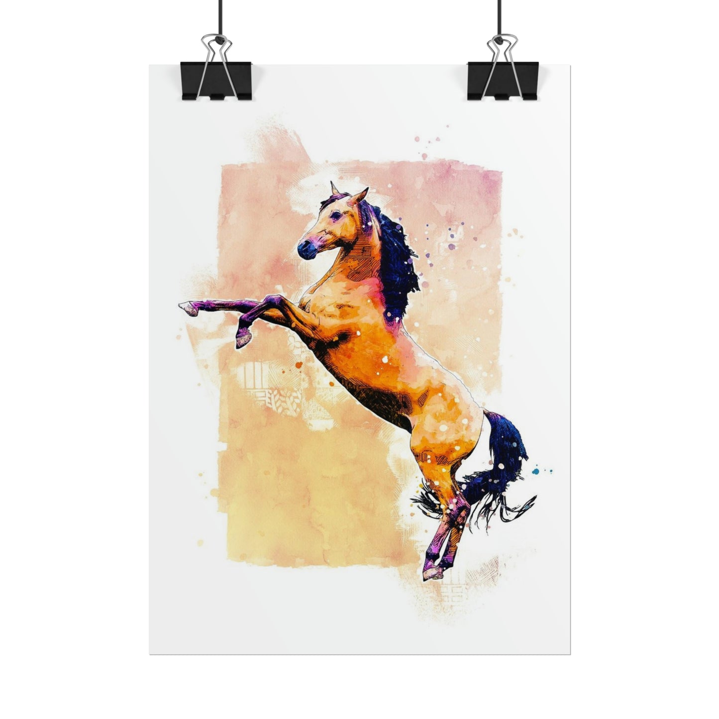 Horse Rolled Posters