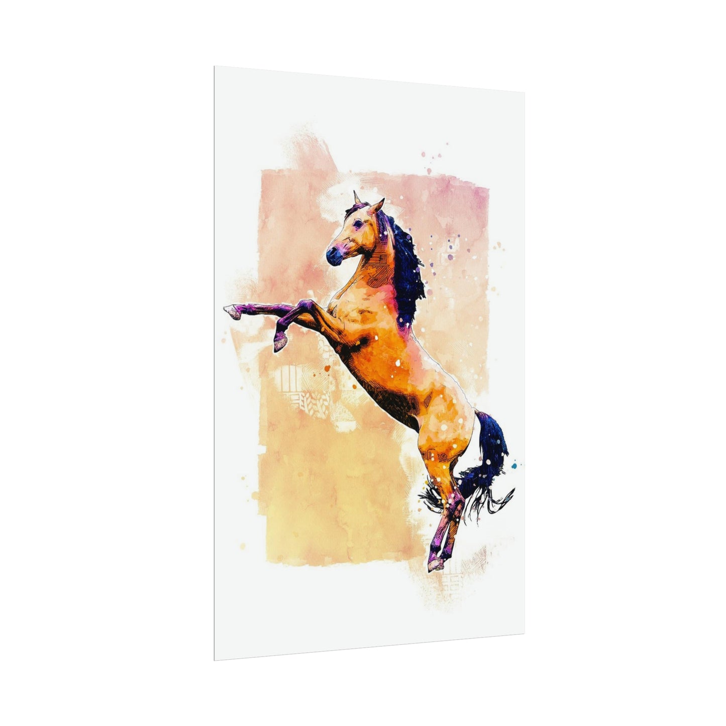 Horse Rolled Posters