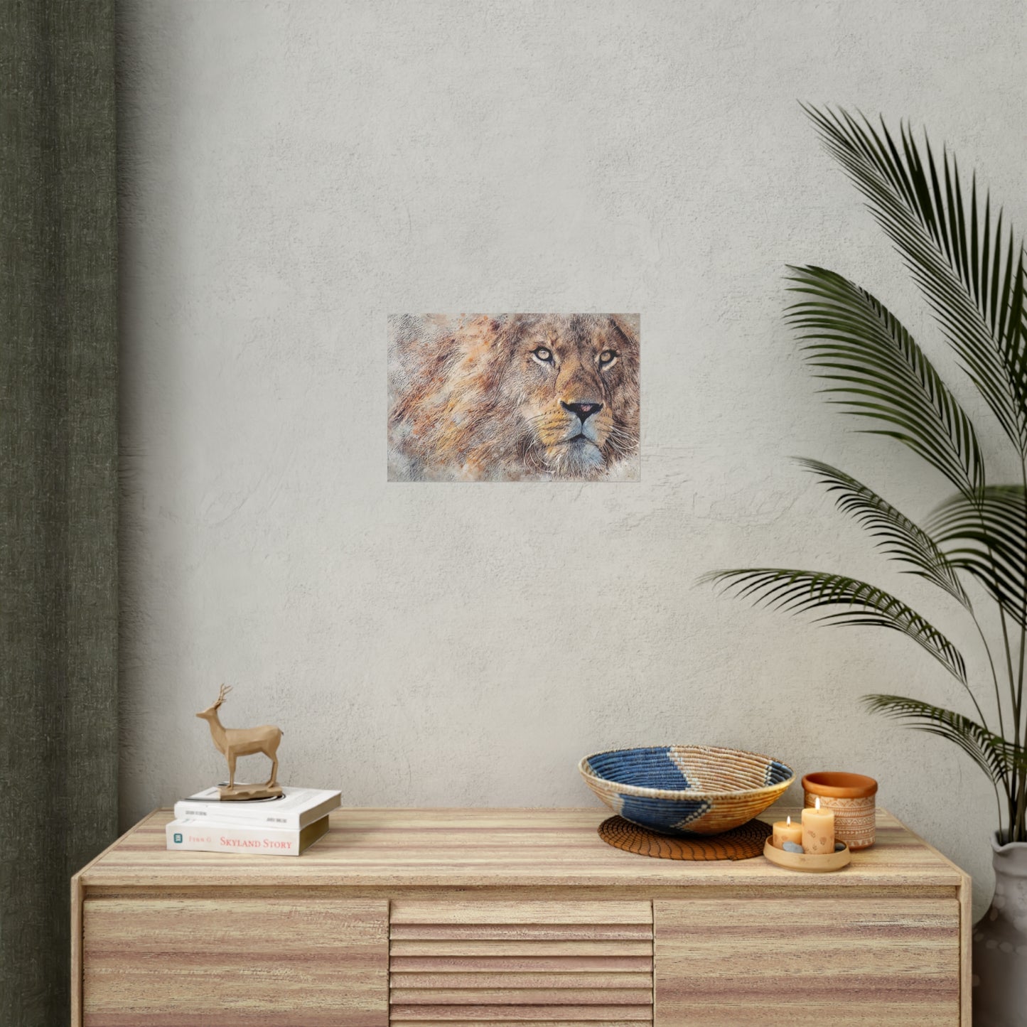 Lion Rolled Posters