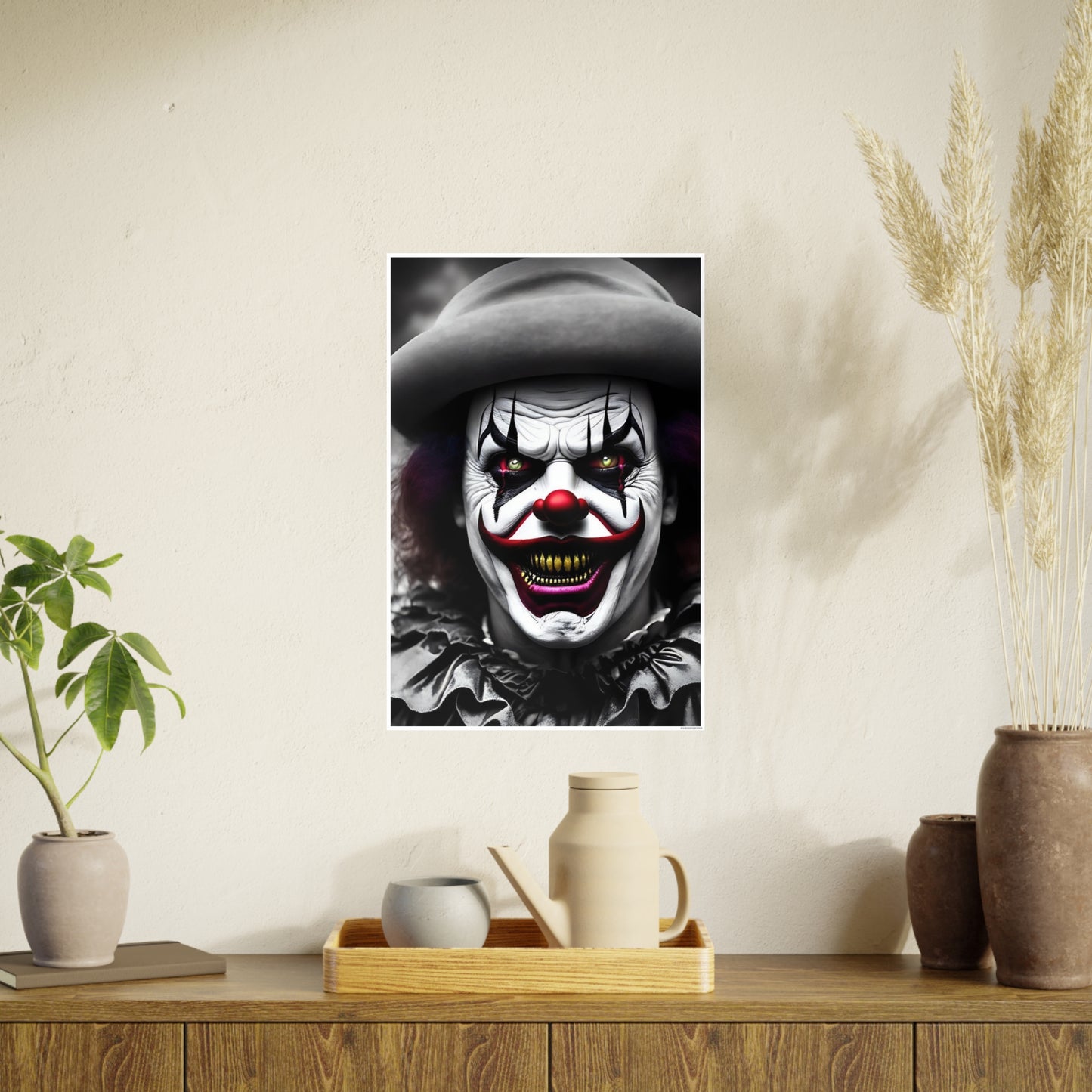 Clown AI Gen Photo Art Paper Posters