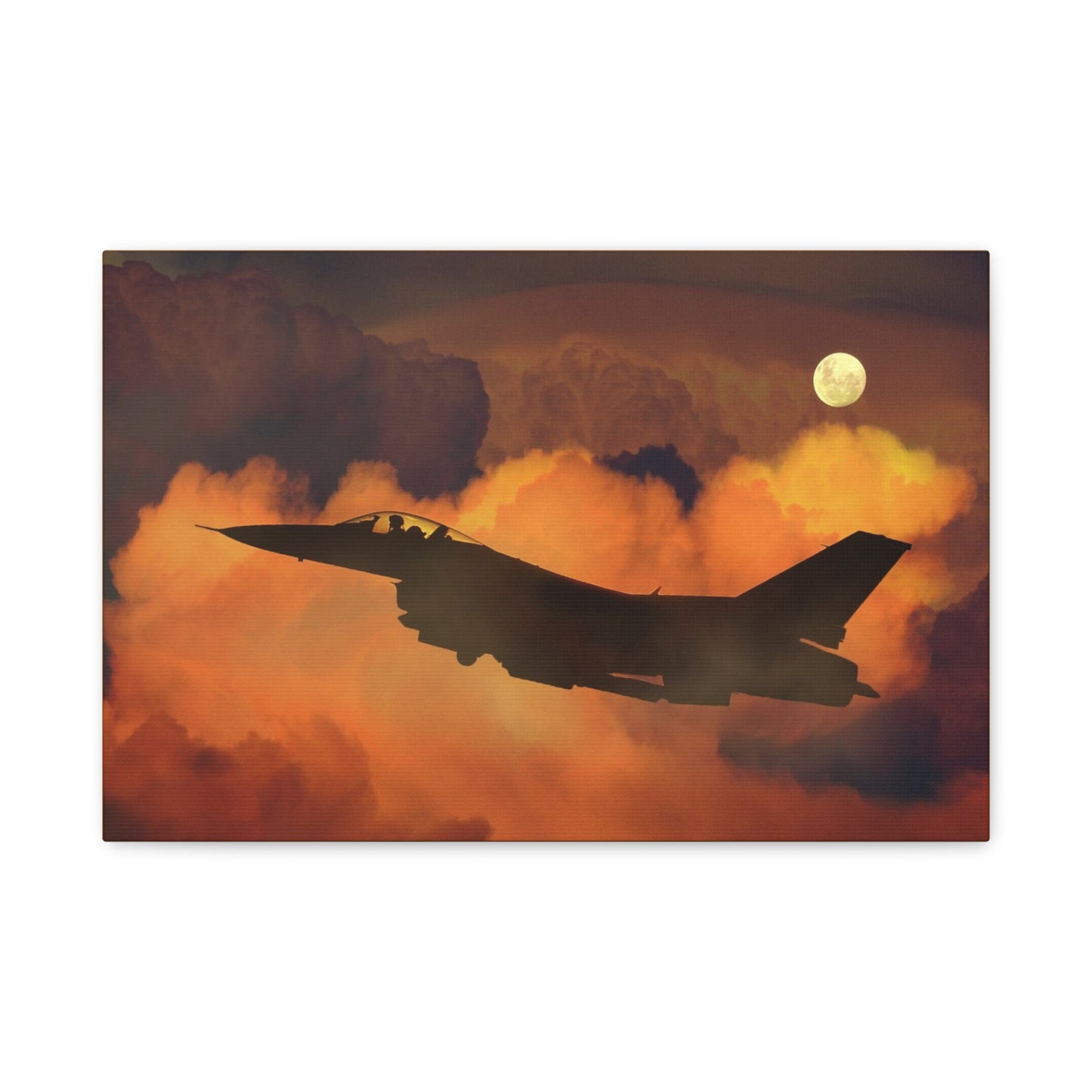 Jet Fighter Matte Canvas, Stretched, 1.25"