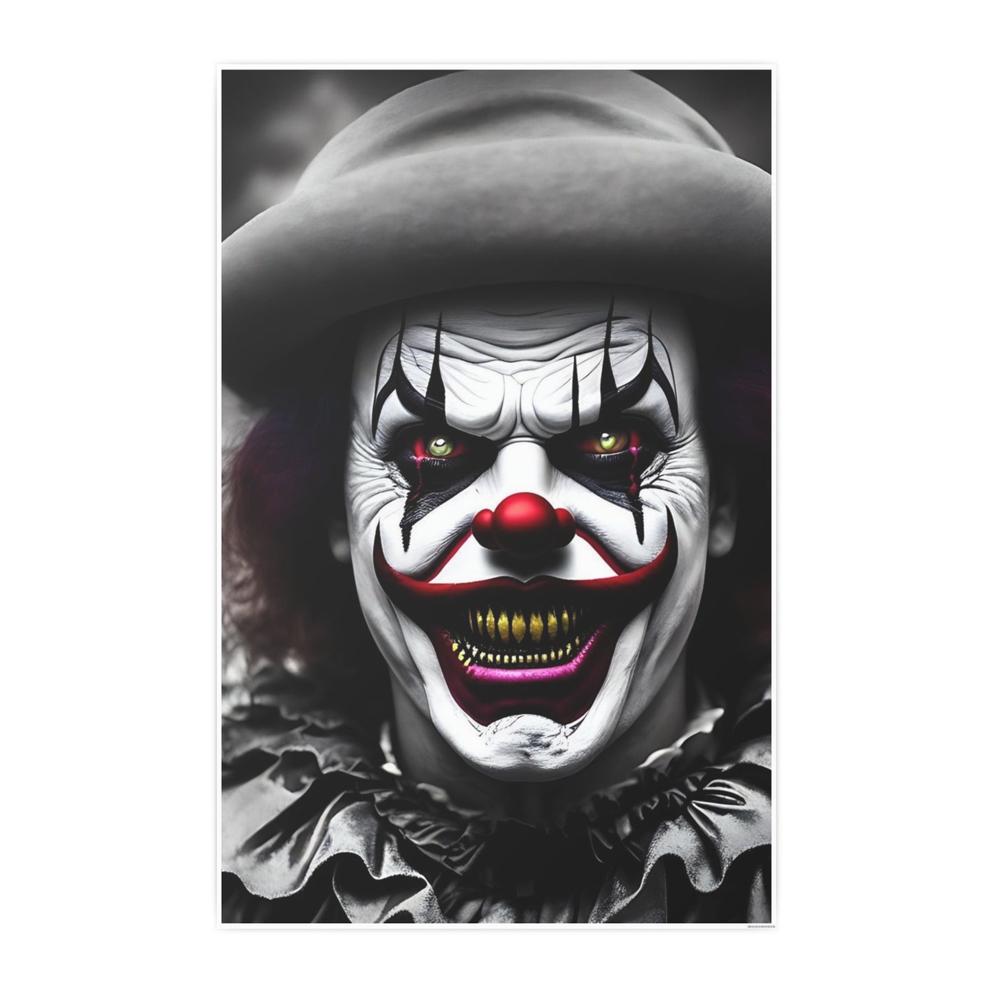 Clown AI Gen Photo Art Paper Posters